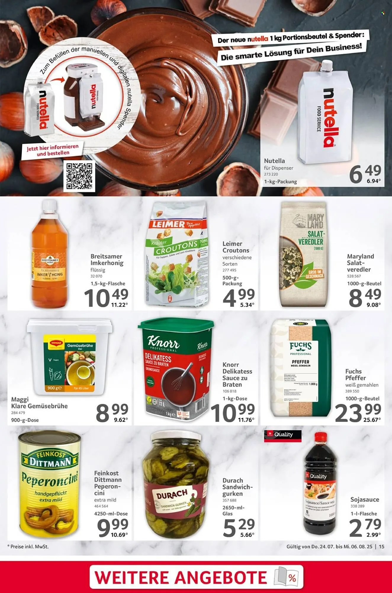 Selgros Prospekt von 24. Juli bis 6. August 2025 - Prospekt seite 15