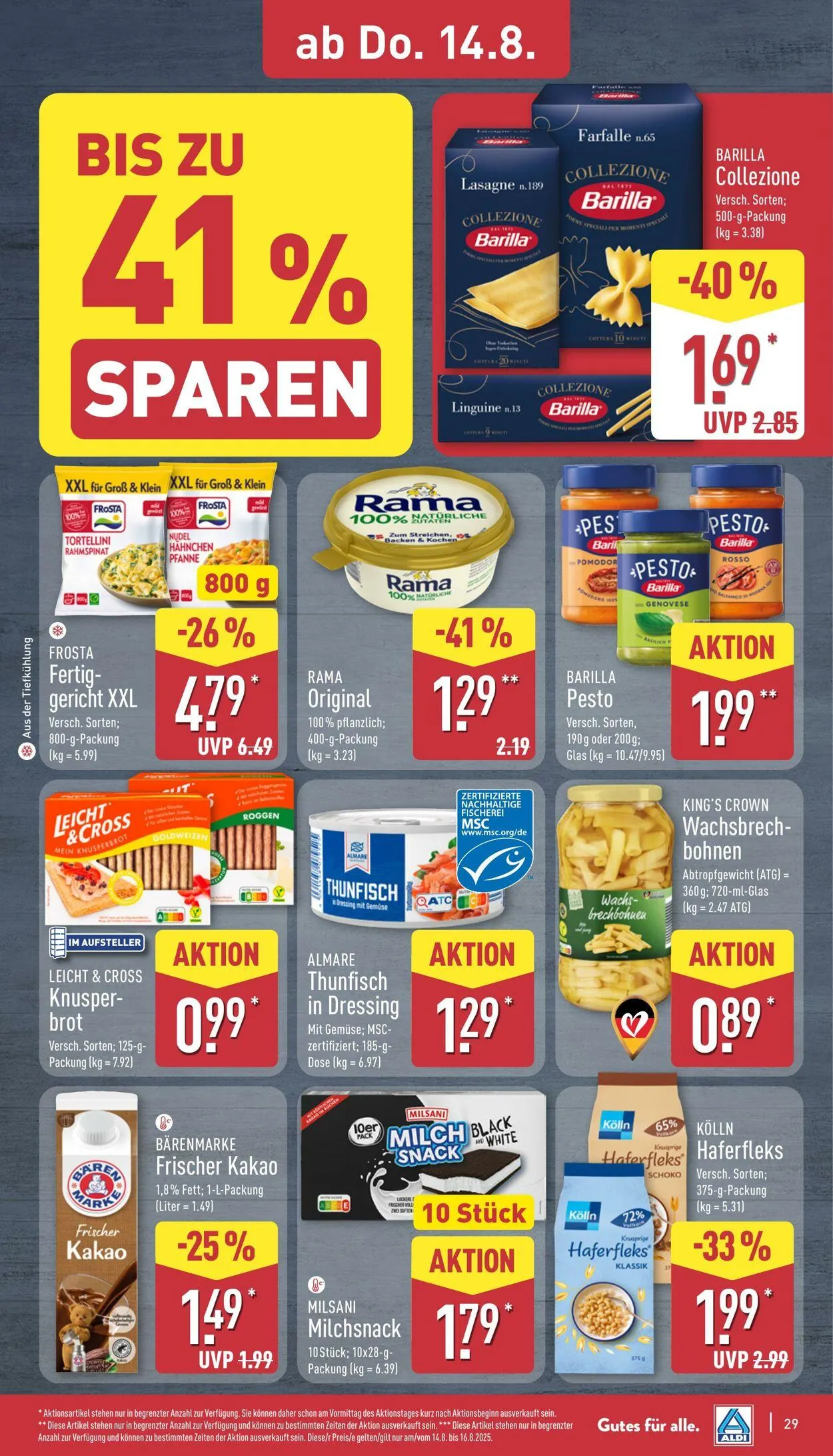 Aldi-Nord von 11. August bis 16. August 2025 - Prospekt seite 29
