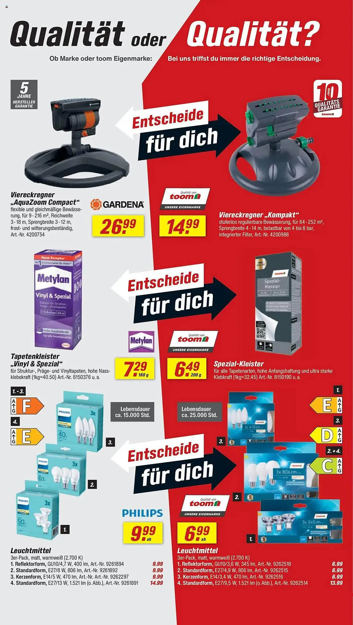 toom Baumarkt Prospekt von 5. Juli bis 11. Juli 2025 - Prospekt seite 6