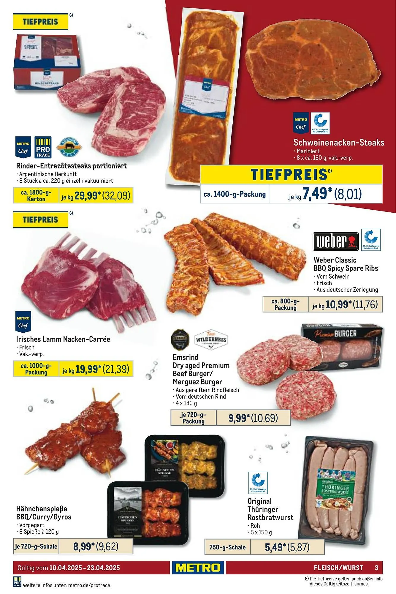 METRO Prospekt von 10. April bis 23. April 2025 - Prospekt seite 3
