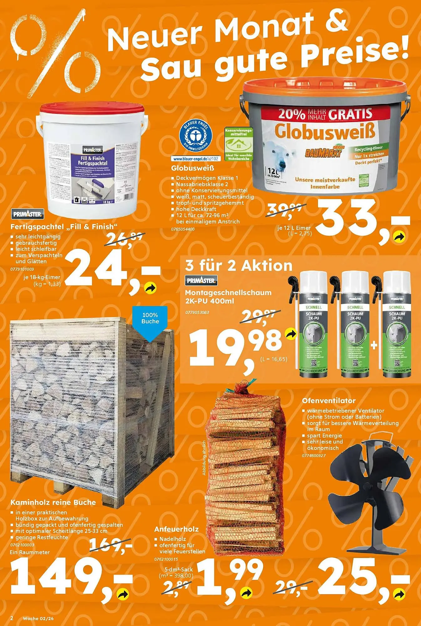 Globus Baumarkt Prospekt von 4. Januar bis 10. Januar 2026 - Prospekt seite 2