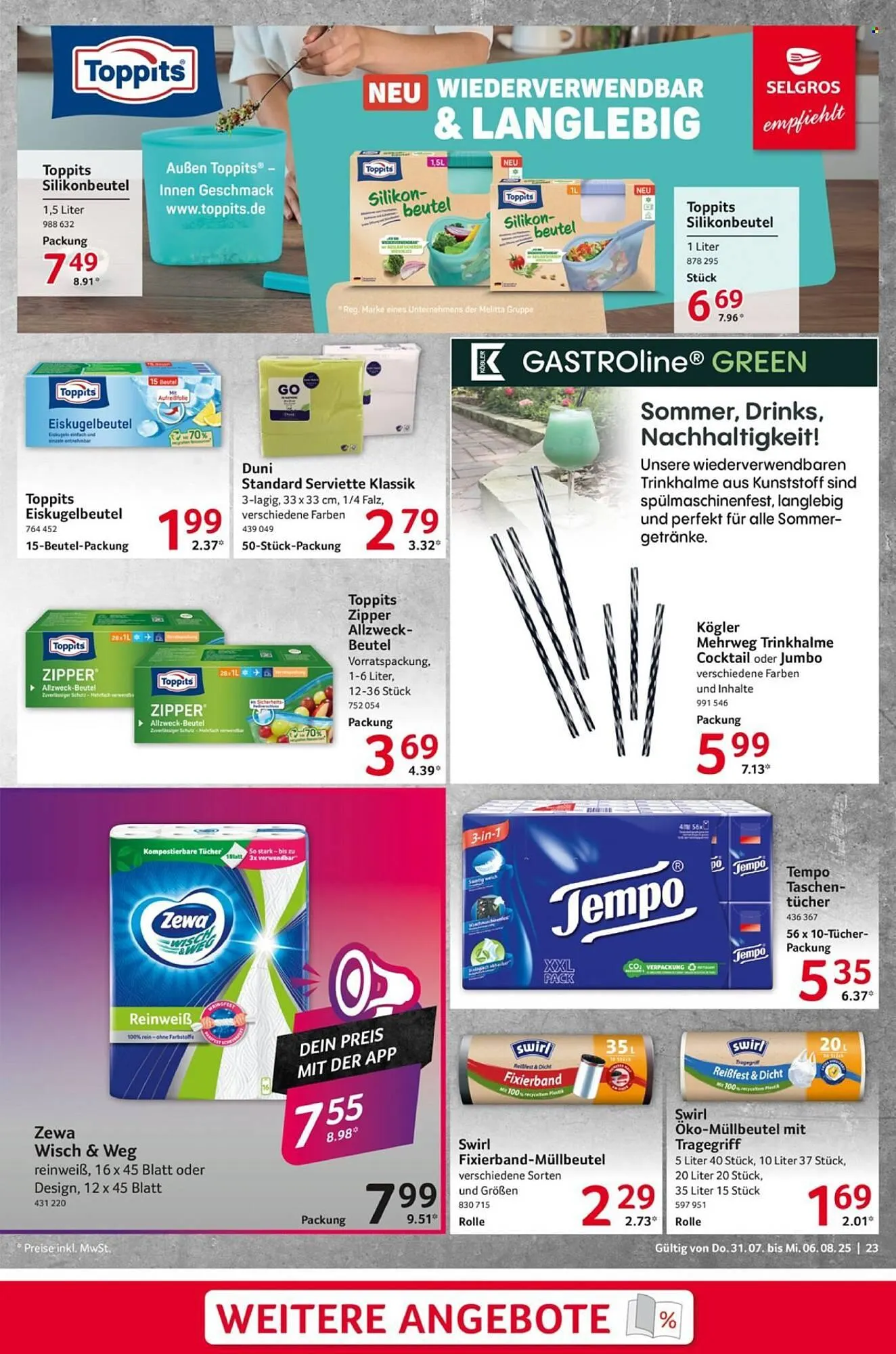 Selgros Prospekt von 31. Juli bis 6. August 2025 - Prospekt seite 23