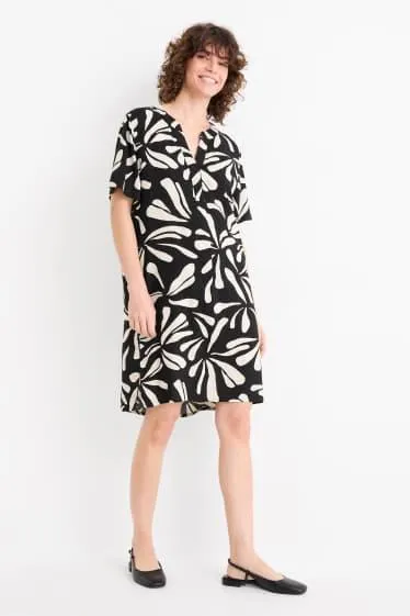 Viscose dress - patterned