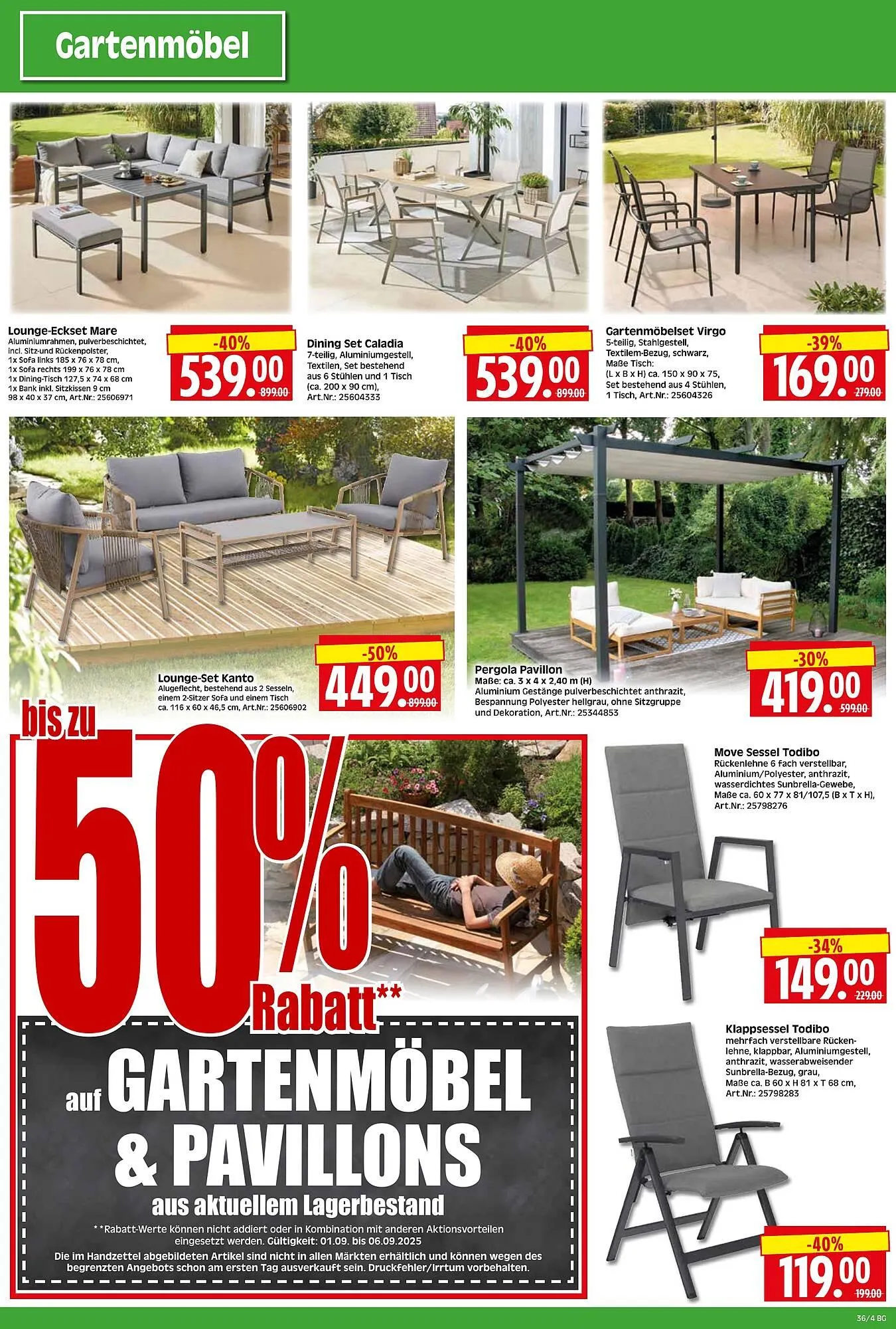 Herkules Baumarkt Prospekt von 1. September bis 6. September 2025 - Prospekt seite 4