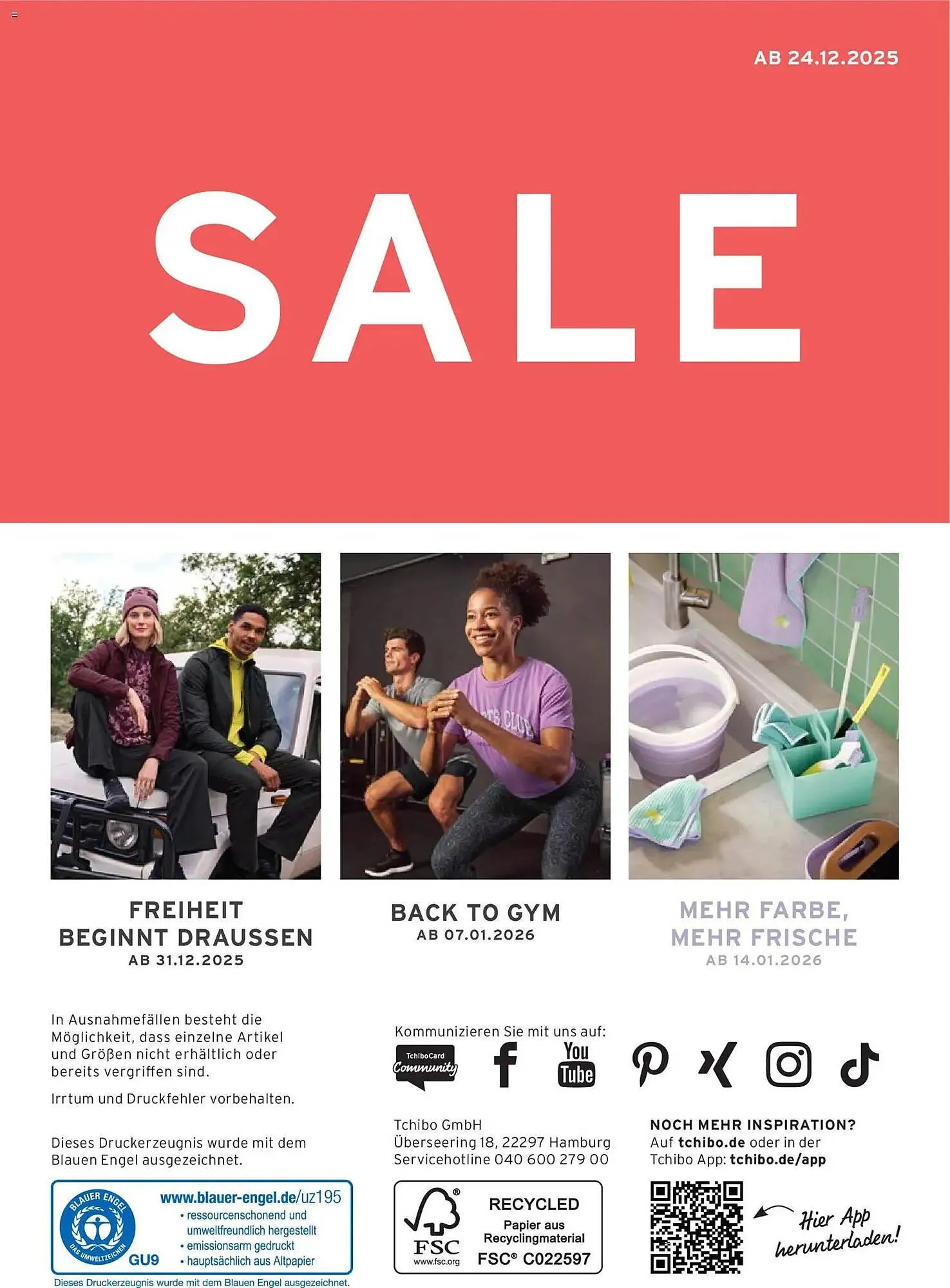 Tchibo Prospekt von 17. Dezember bis 6. Januar 2026 - Prospekt seite 31