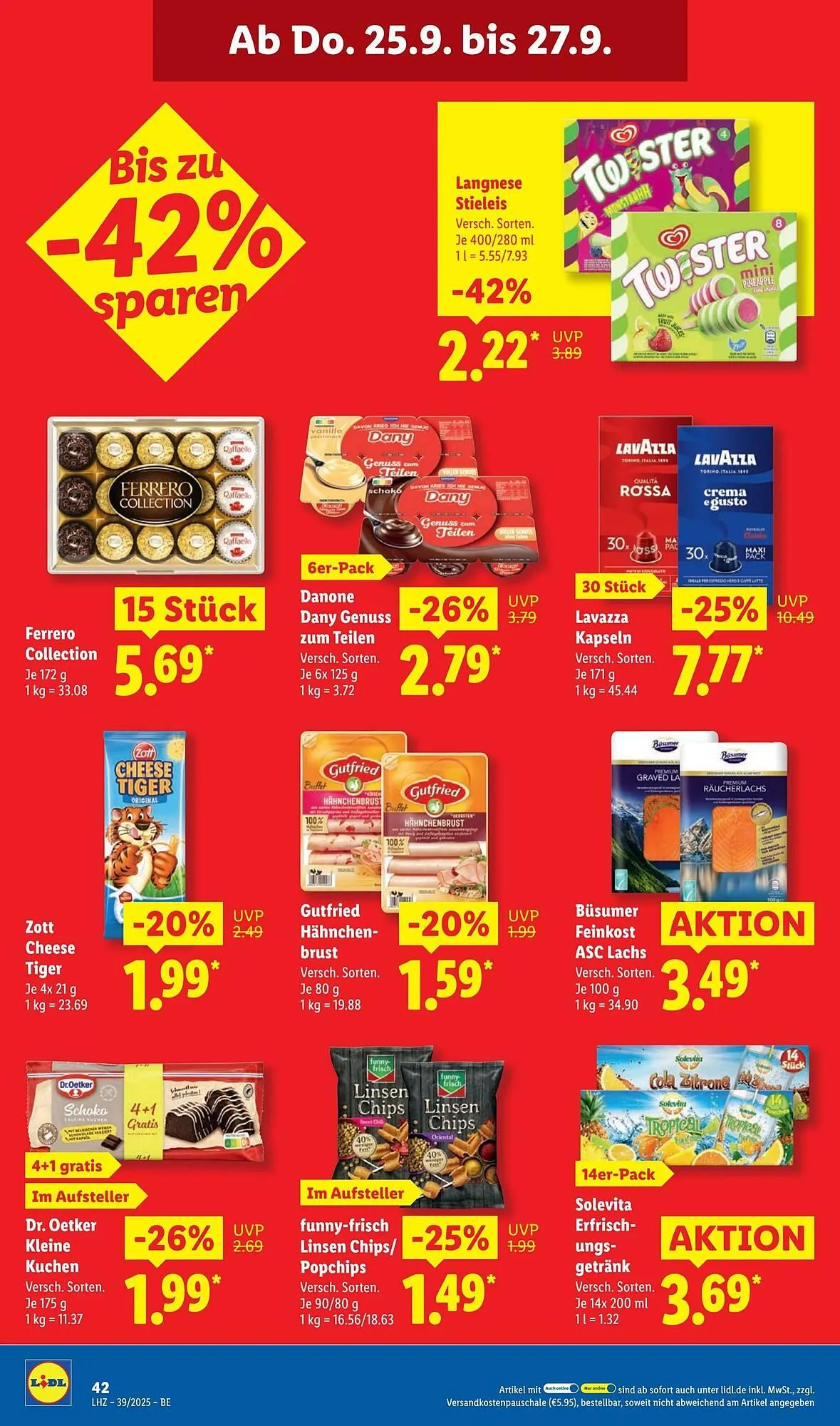 Lidl Prospekt von 22. September bis 28. September 2025 - Prospekt seite 58