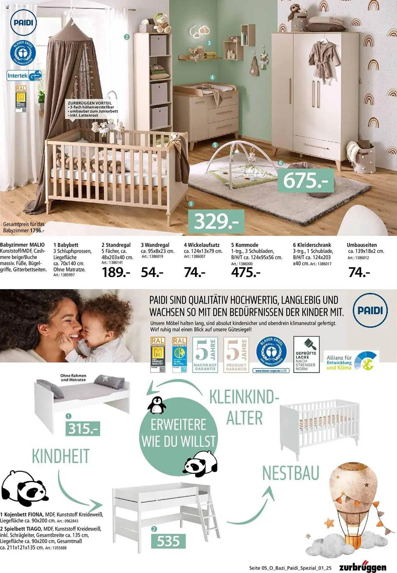 Zurbrüggen Prospekt von 3. Juli bis 30. September 2025 - Prospekt seite 5