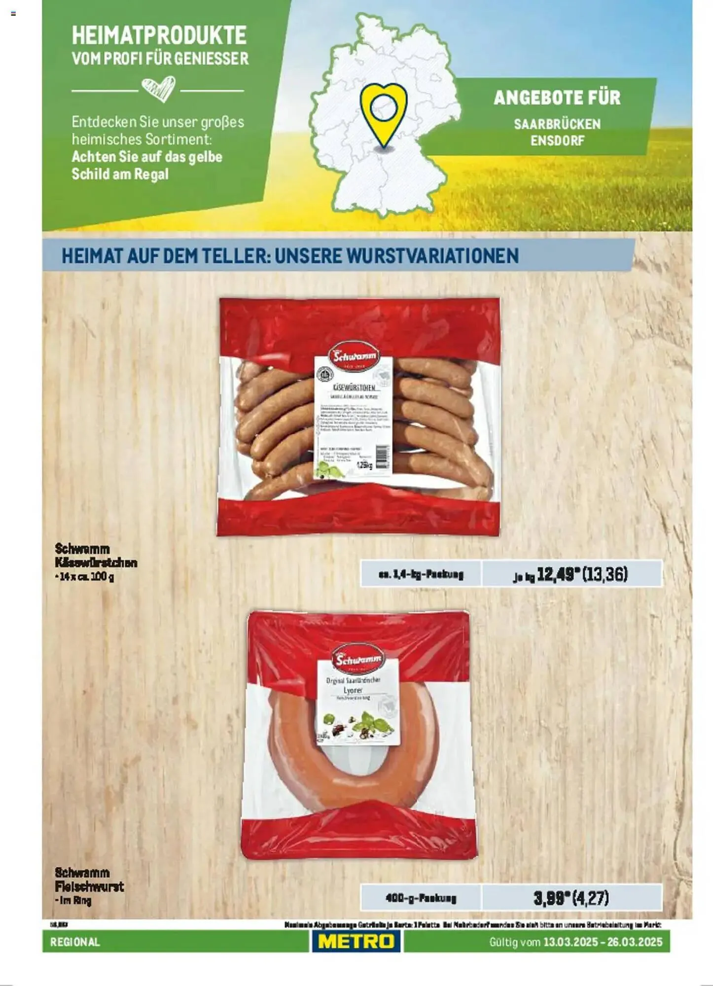 METRO Prospekt von 13. März bis 26. März 2025 - Prospekt seite 6