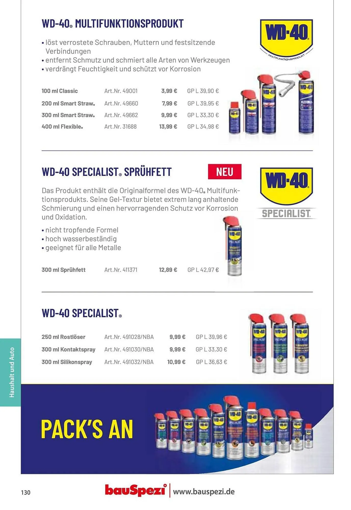 BauSpezi Prospekt von 15. April bis 31. Dezember 2026 - Prospekt seite 132