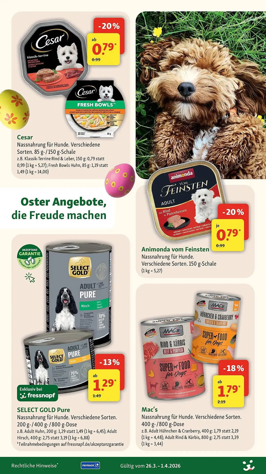 Fressnapf Prospekt von 25. März bis 1. April 2026 - Prospekt seite 4
