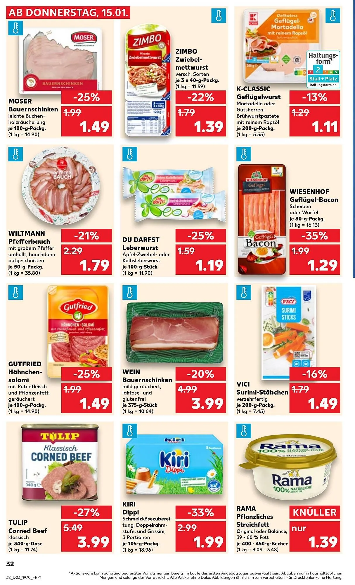 Kaufland Prospekt von 15. Januar bis 21. Januar 2026 - Prospekt seite 32