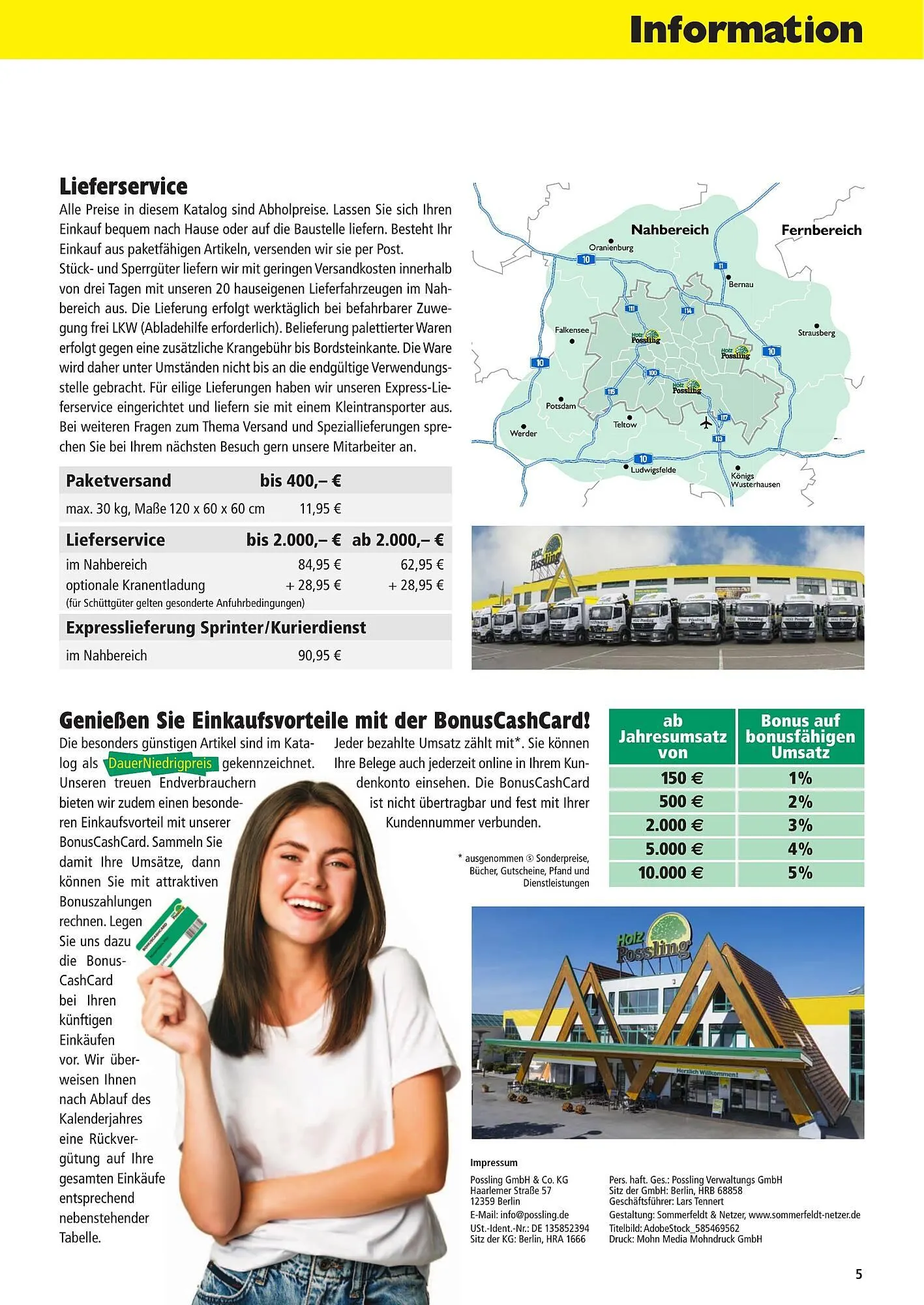 Holz Possling Prospekt von 1. April bis 31. Juli 2026 - Prospekt seite 5