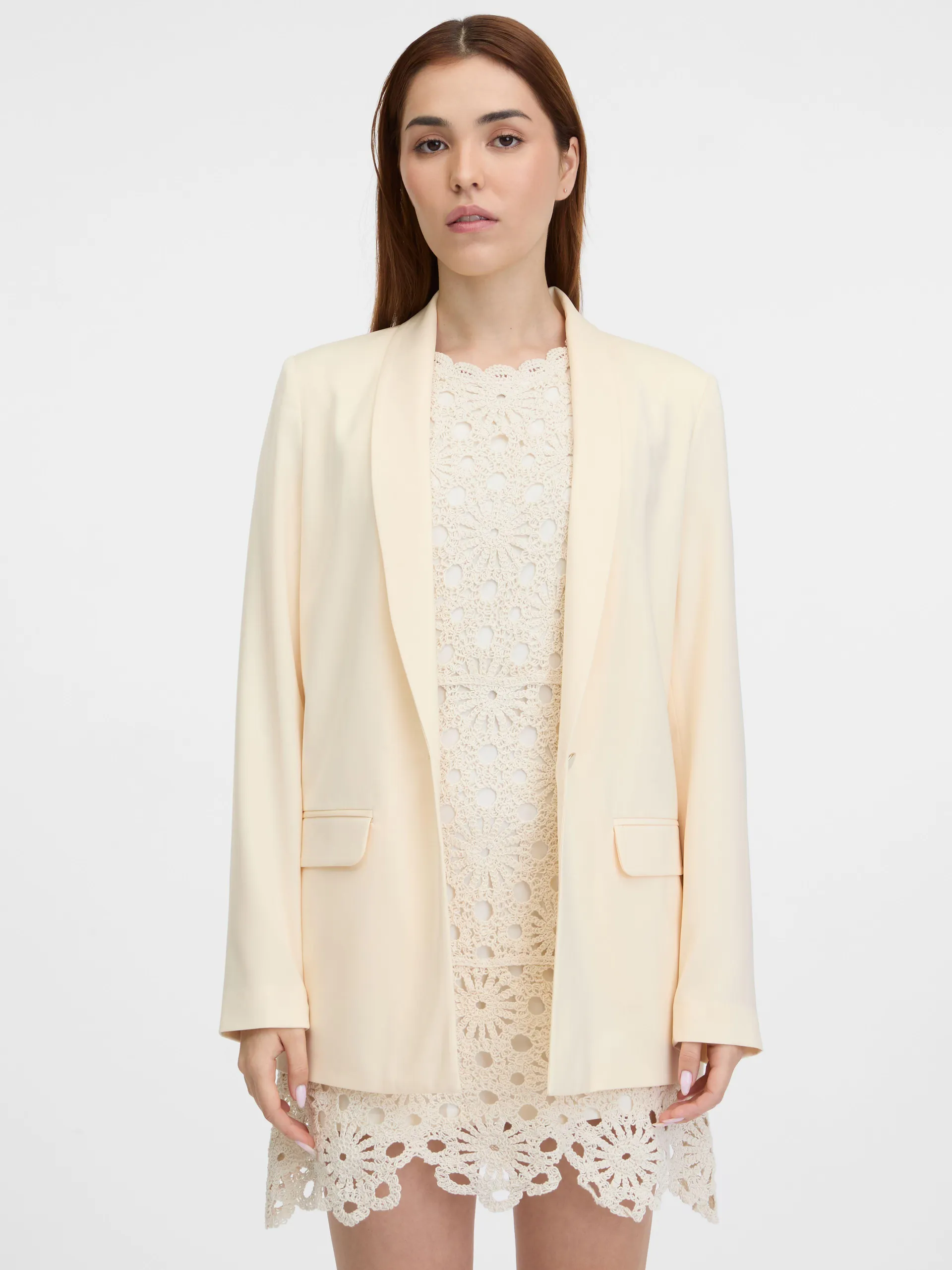 Cremefarbene Damenjacke ORSAY