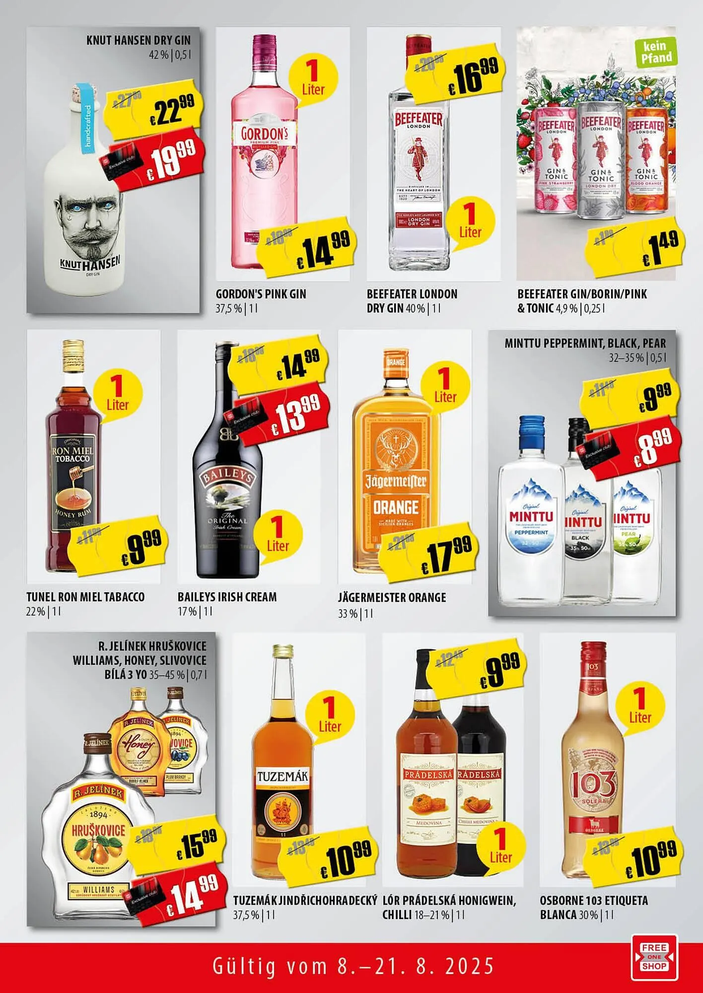 FreeOneShop Prospekt von 8. August bis 21. August 2025 - Prospekt seite 3