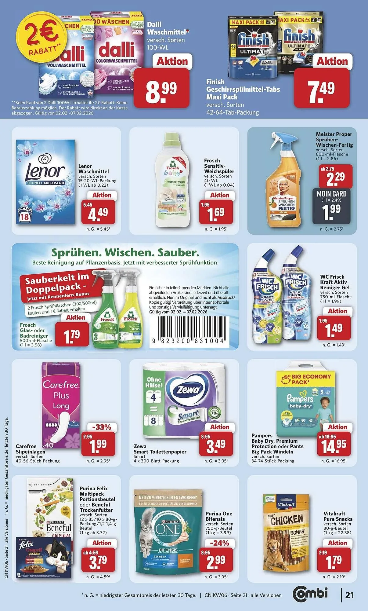 Combi Prospekt von 2. Februar bis 7. Februar 2026 - Prospekt seite 23