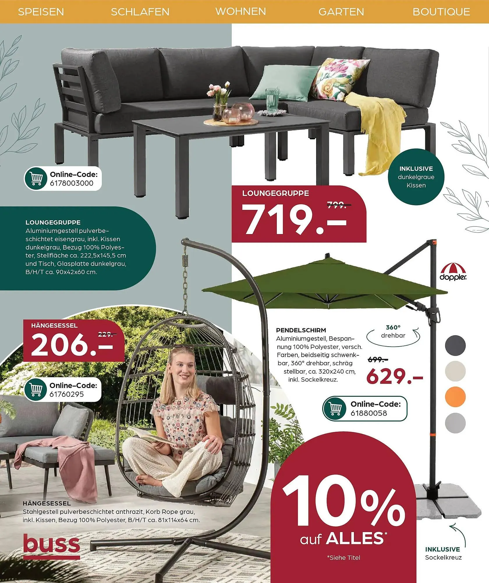 Möbel Buss Prospekt von 8. April bis 13. April 2026 - Prospekt seite 22