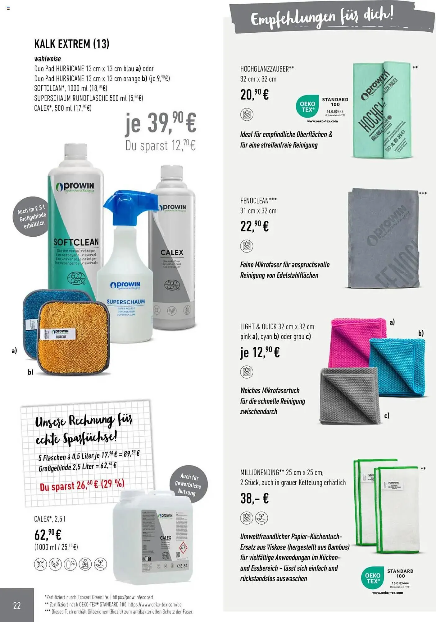 Prowin Prospekt von 1. Januar bis 30. Juni 2025 - Prospekt seite 22