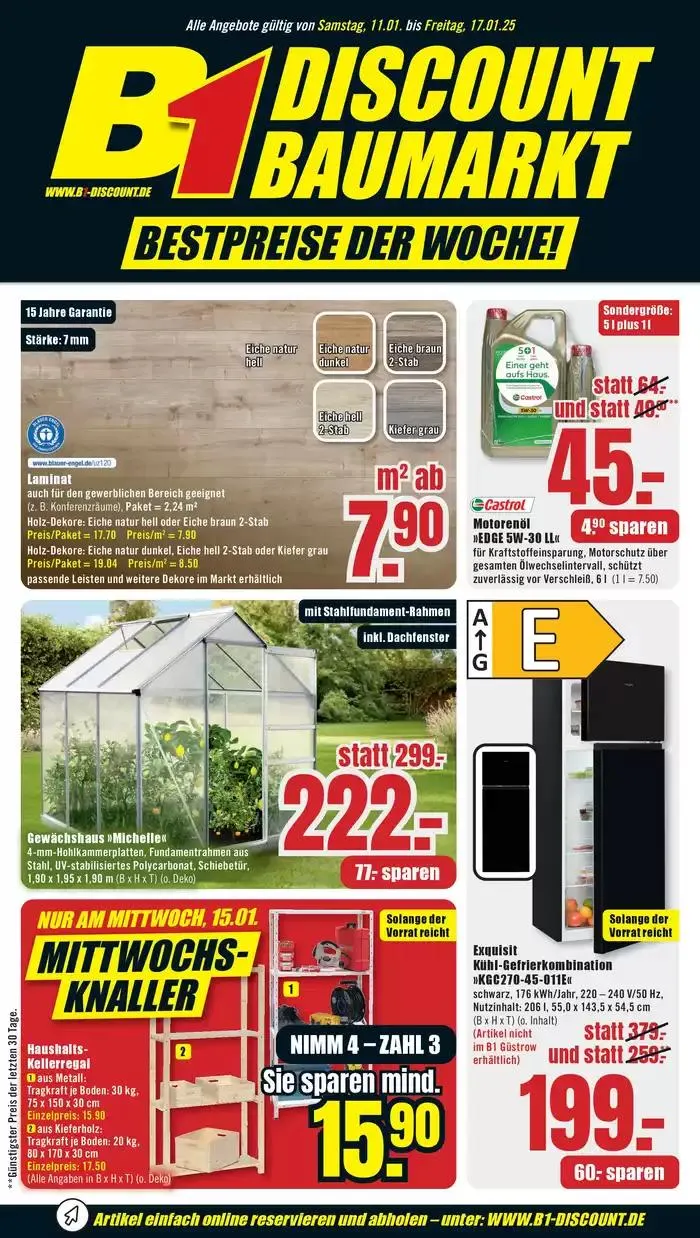 B1 Discount Baumarkt flugblatt - 1