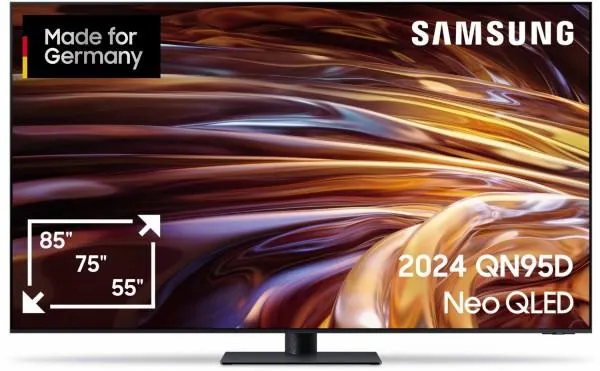 Samsung GQ55QN95DAT 138 cm (55") Neo QLED AI-TV Mini LED mit Neural Quantum 4K AI Gen2 Prozessor graphitsch