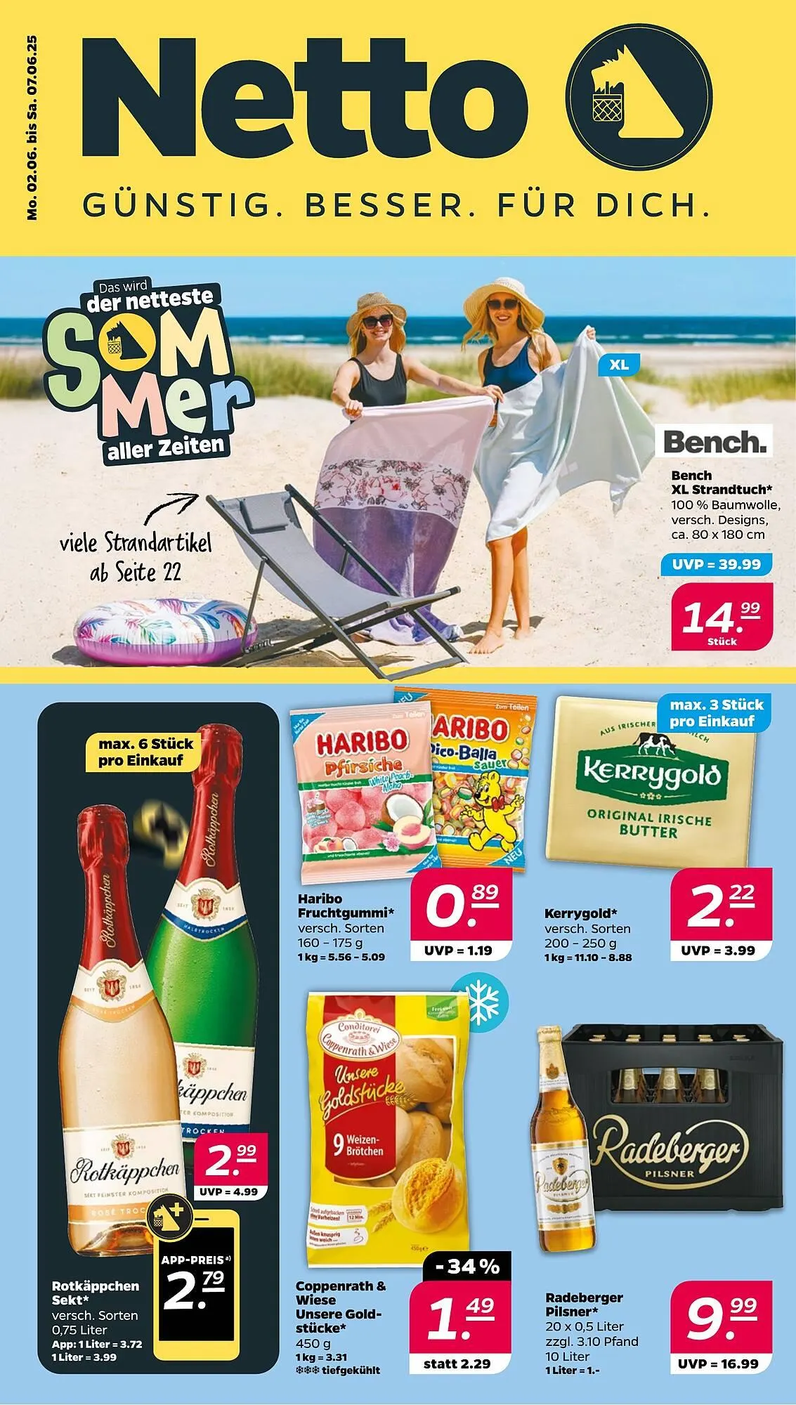 NETTO Prospekt von 2. Juni bis 7. Juni 2025 - Prospekt seite 1