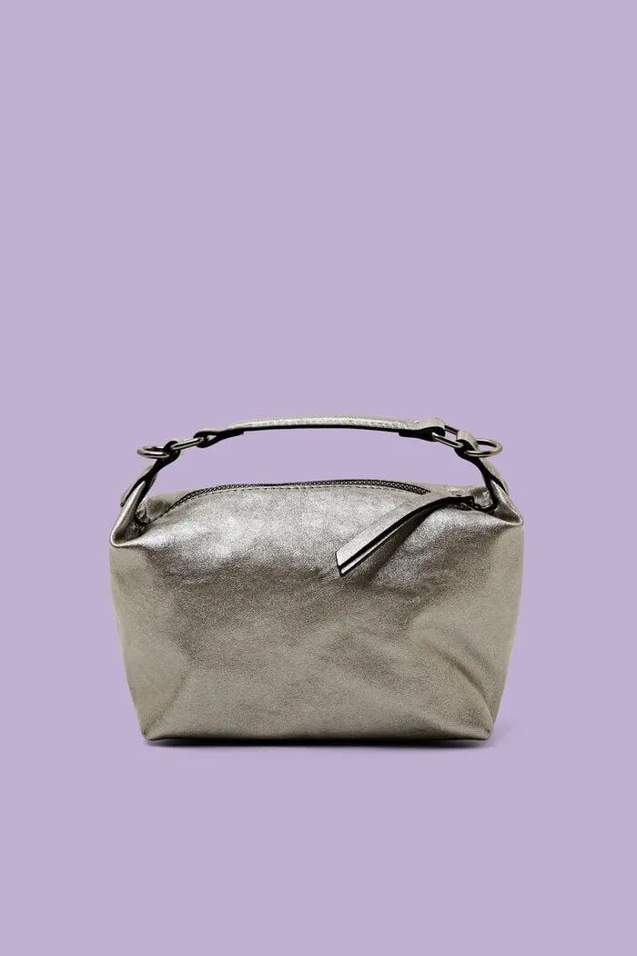 Sac en similicuir à effet métallisé
