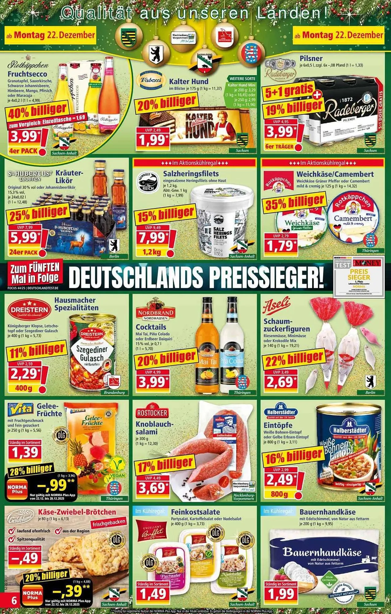 Norma Prospekt von 22. Dezember bis 28. Dezember 2025 - Prospekt seite 6