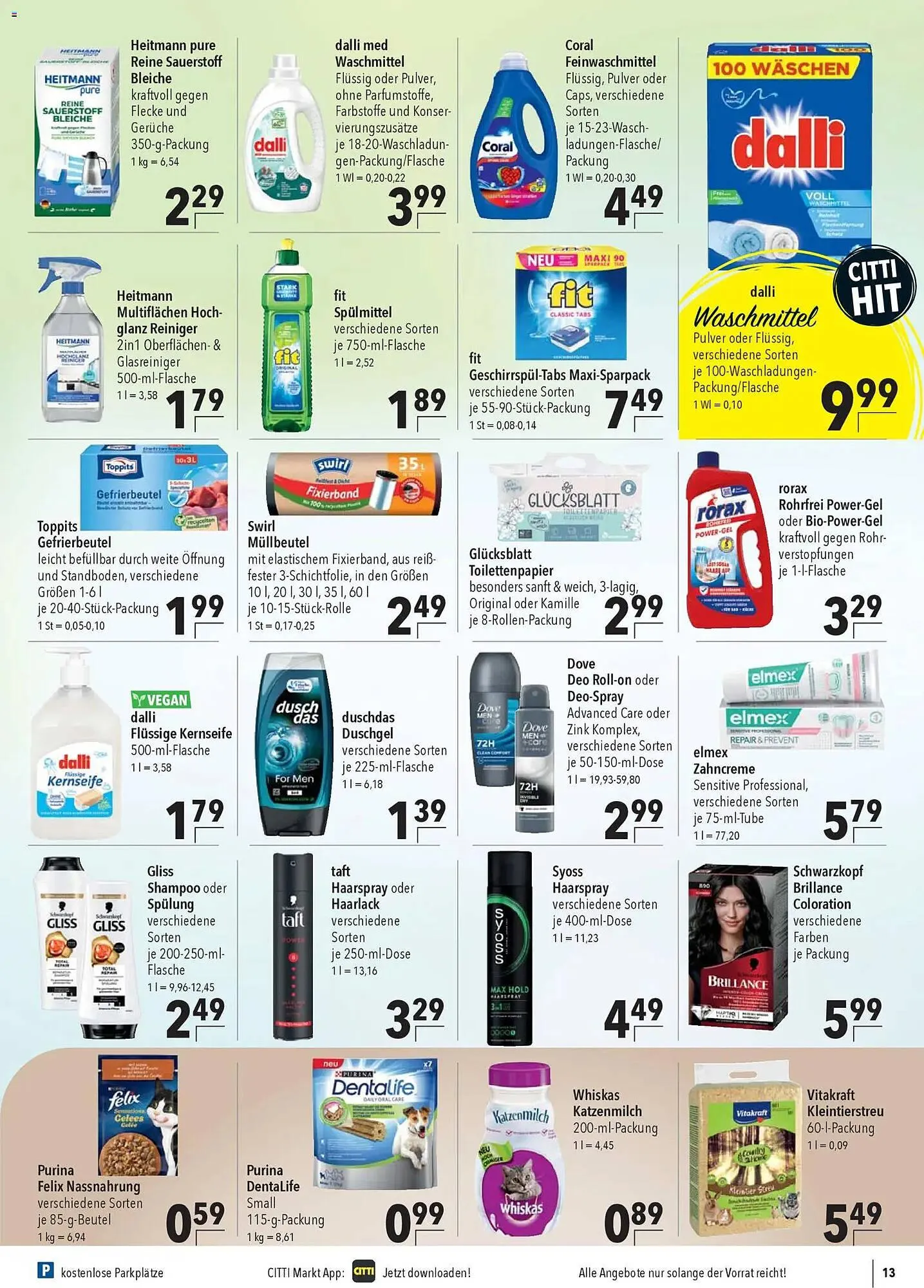 CITTI Markt Prospekt von 22. April bis 28. April 2026 - Prospekt seite 17