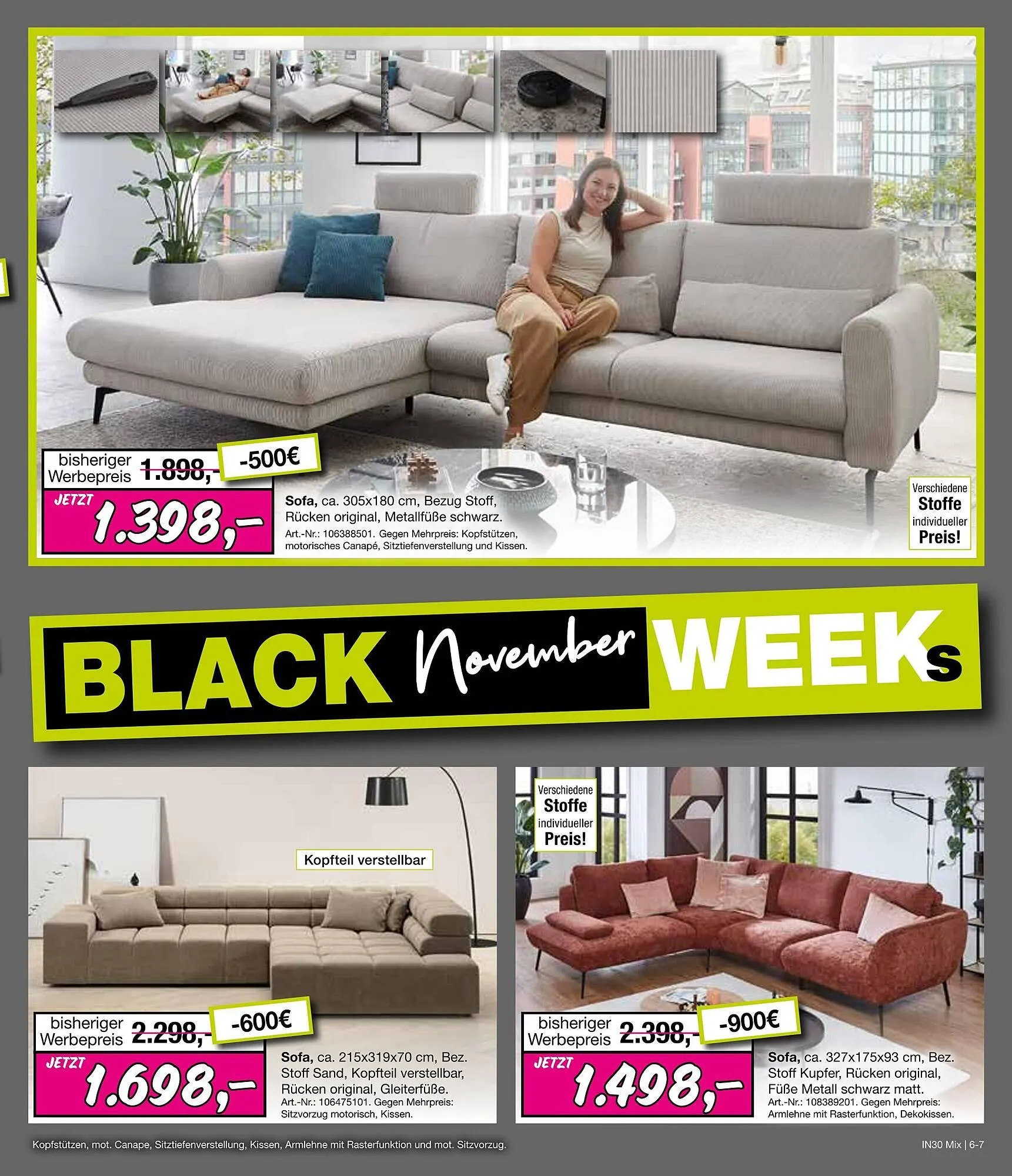 Möbel Inhofer Prospekt von 12. November bis 29. November 2025 - Prospekt seite 7