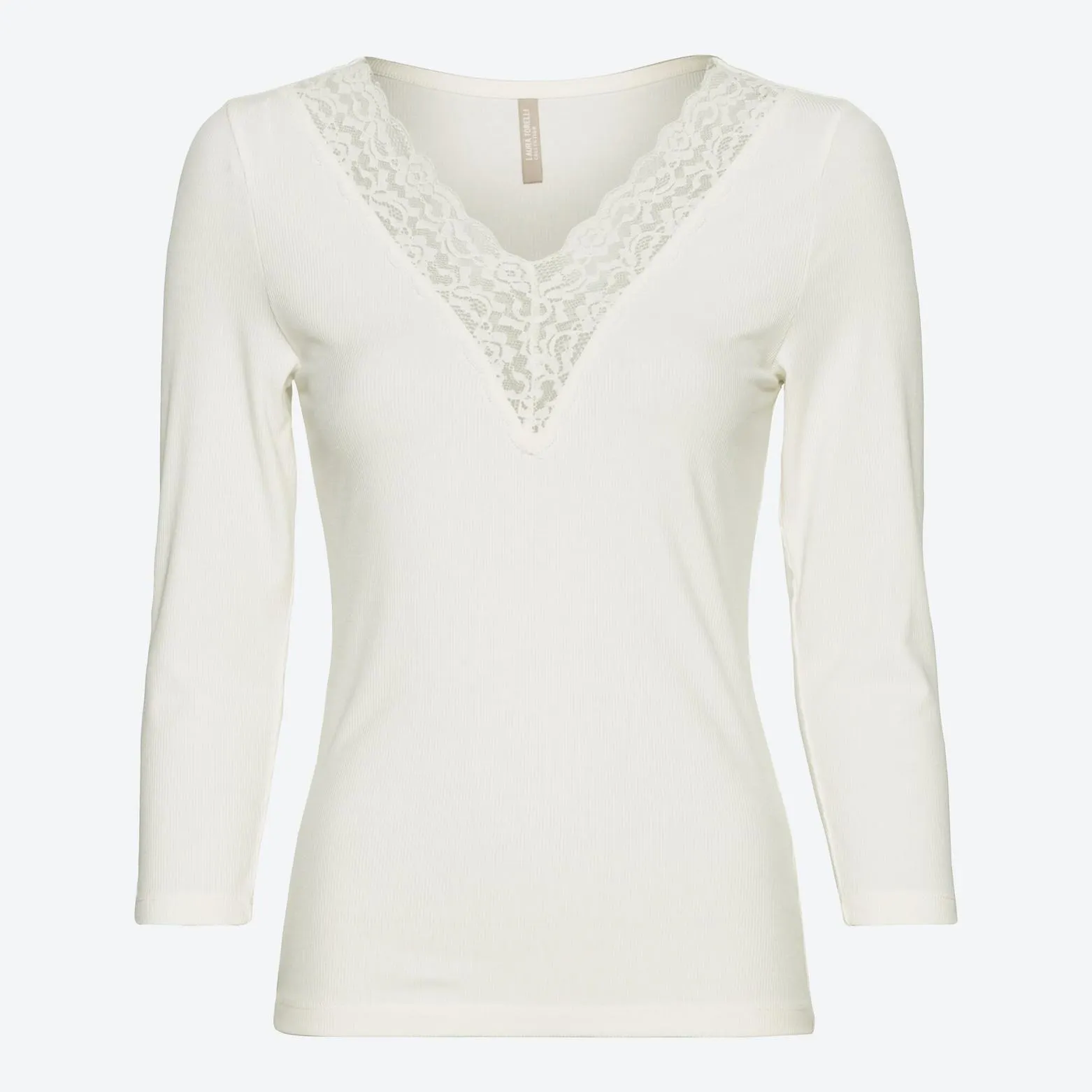 Damen-Langarmshirt mit Spitze