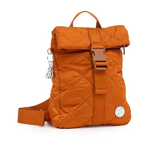 KIPLING® Rucksack Drika Rautensteppung Klippverschluss