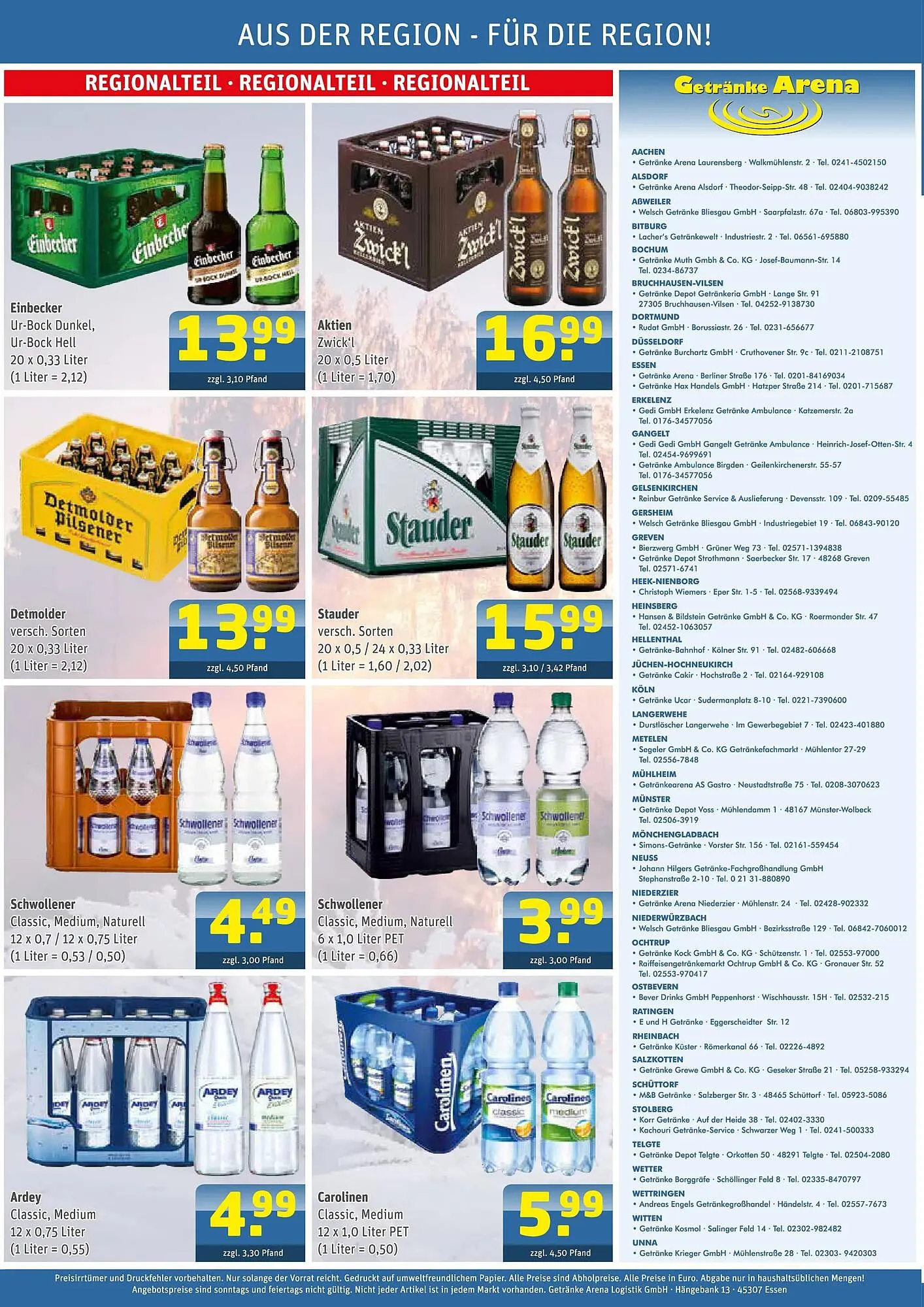 Getränke Arena Prospekt von 11. Januar bis 17. Januar 2026 - Prospekt seite 4