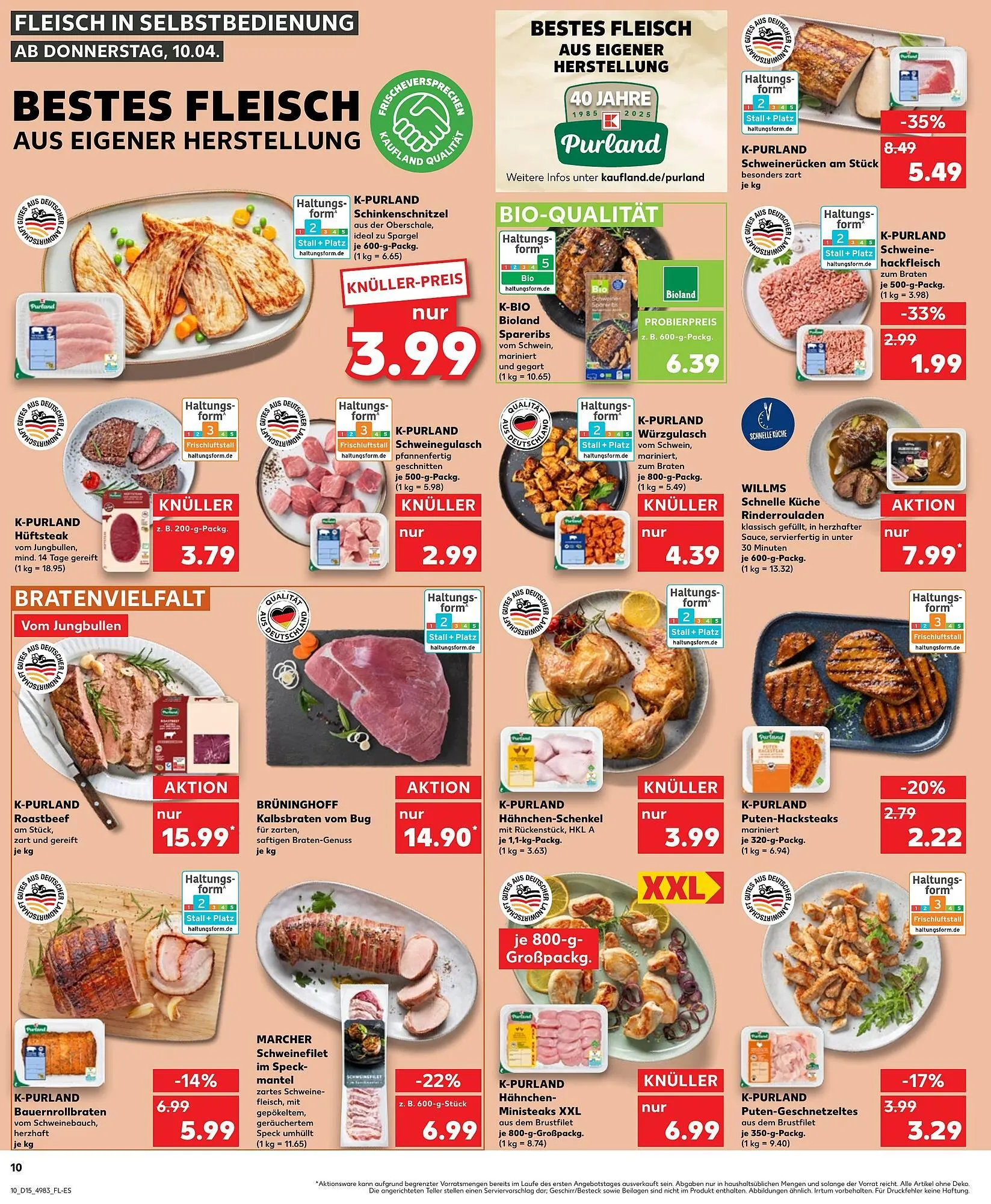 Kaufland Prospekt von 10. April bis 16. April 2025 - Prospekt seite 10