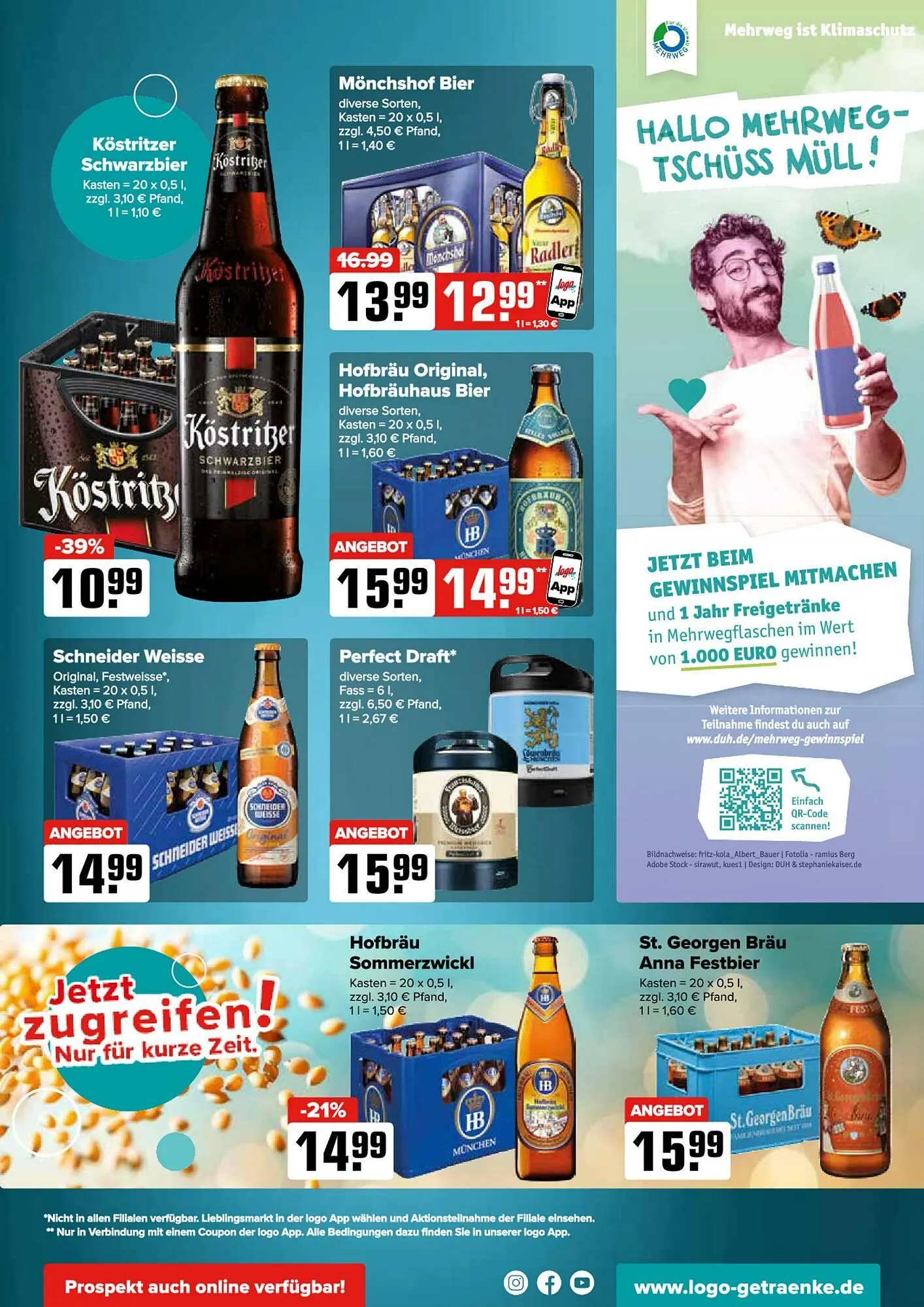 Logo Getränkemarkt Prospekt von 4. Juni bis 8. Juni 2025 - Prospekt seite 3