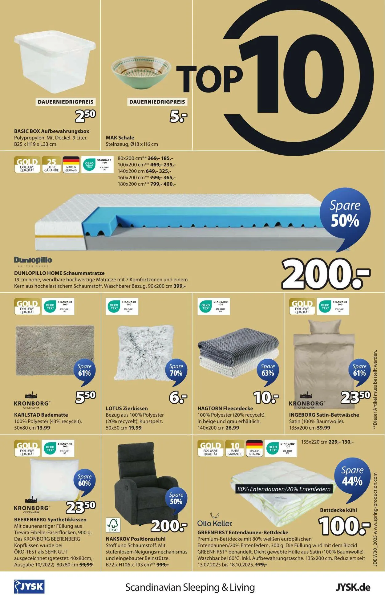JYSK von 28. Juli bis 4. August 2025 - Prospekt seite 17
