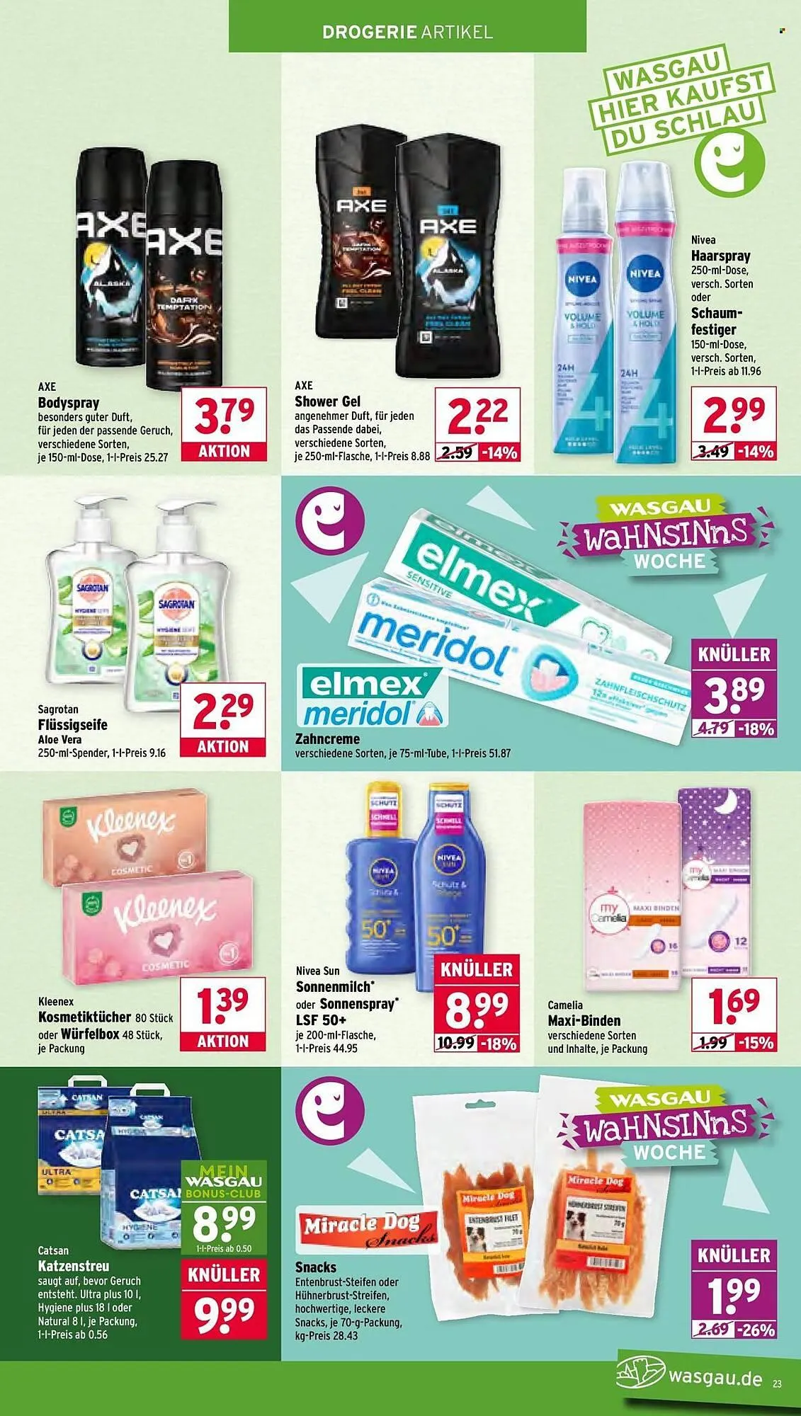 Wasgau Prospekt von 23. März bis 28. März 2026 - Prospekt seite 23