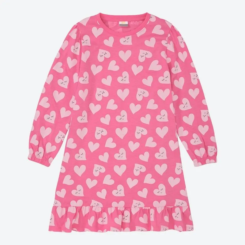 Kinder-Mädchen-Nachthemd aus Baumwolle