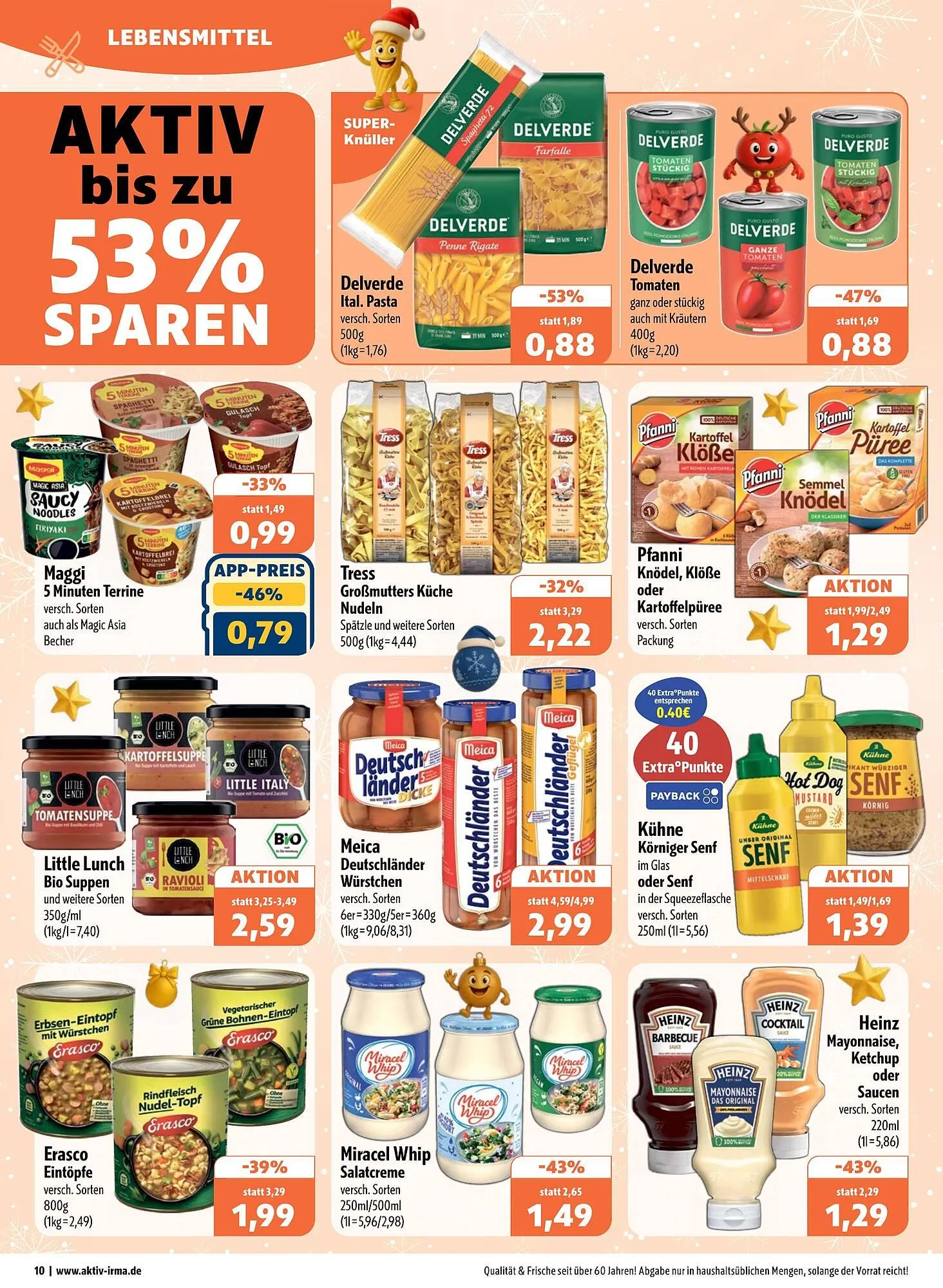 Aktiv Irma Prospekt von 15. Dezember bis 20. Dezember 2025 - Prospekt seite 10
