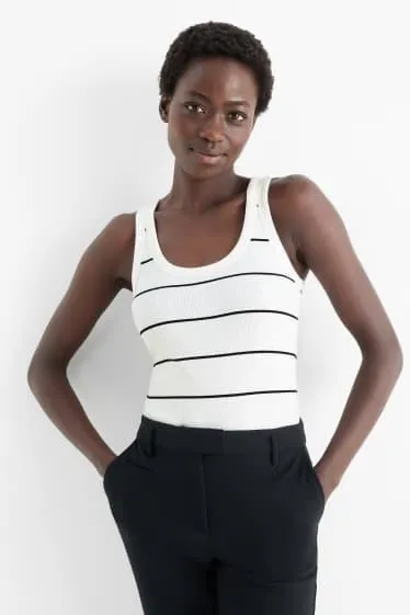 Multipack of 2 - basic top - ribbed