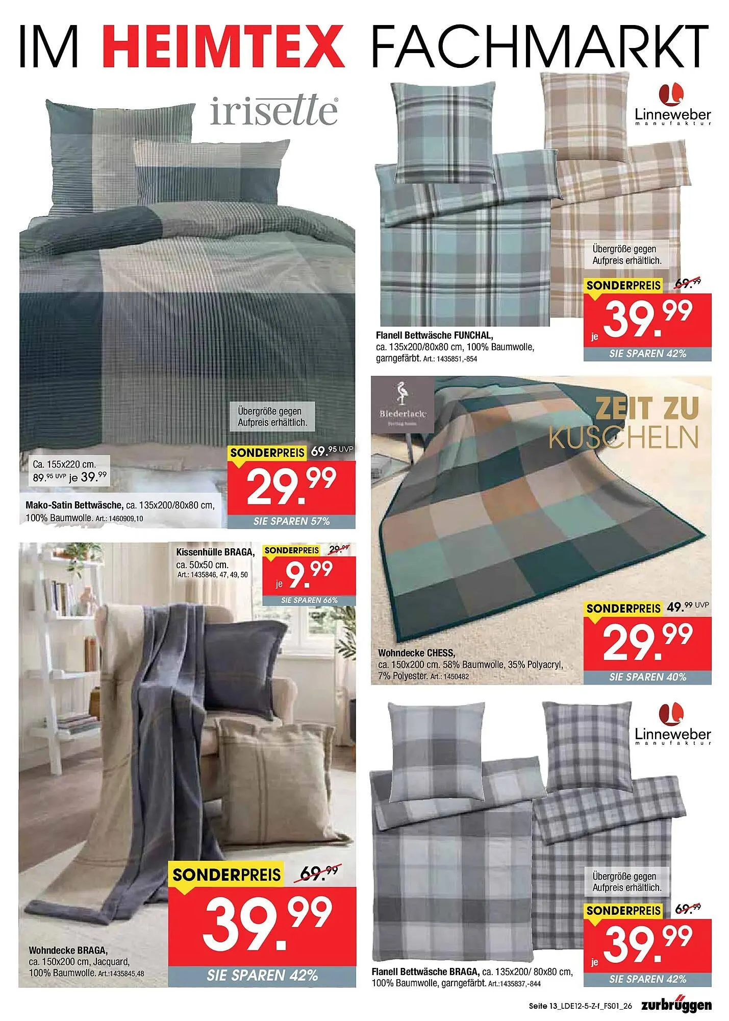 Zurbrüggen Prospekt von 5. Dezember bis 10. Januar 2026 - Prospekt seite 13