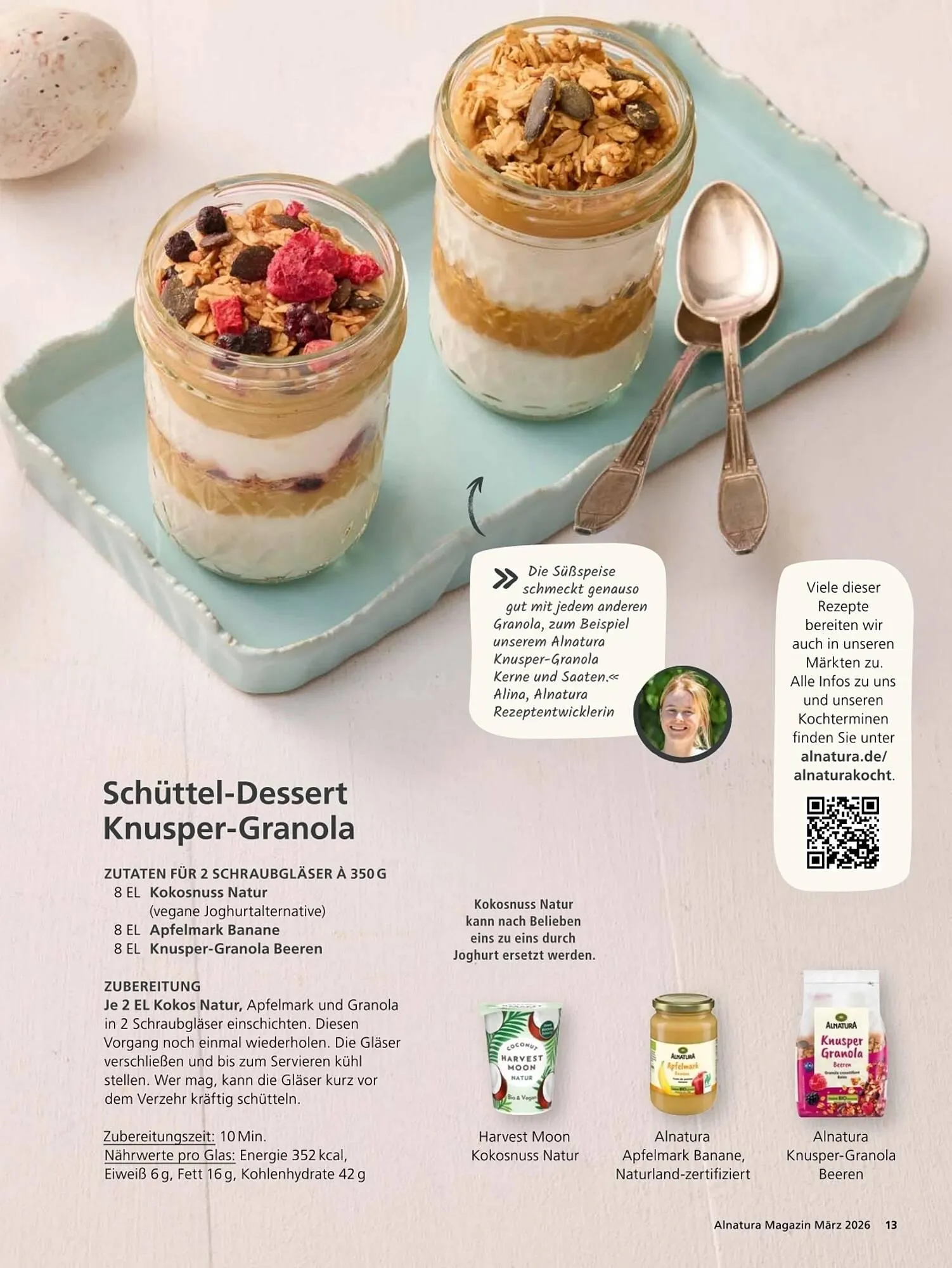 Alnatura Magazin von 4. März bis 1. April 2026 - Prospekt seite 13
