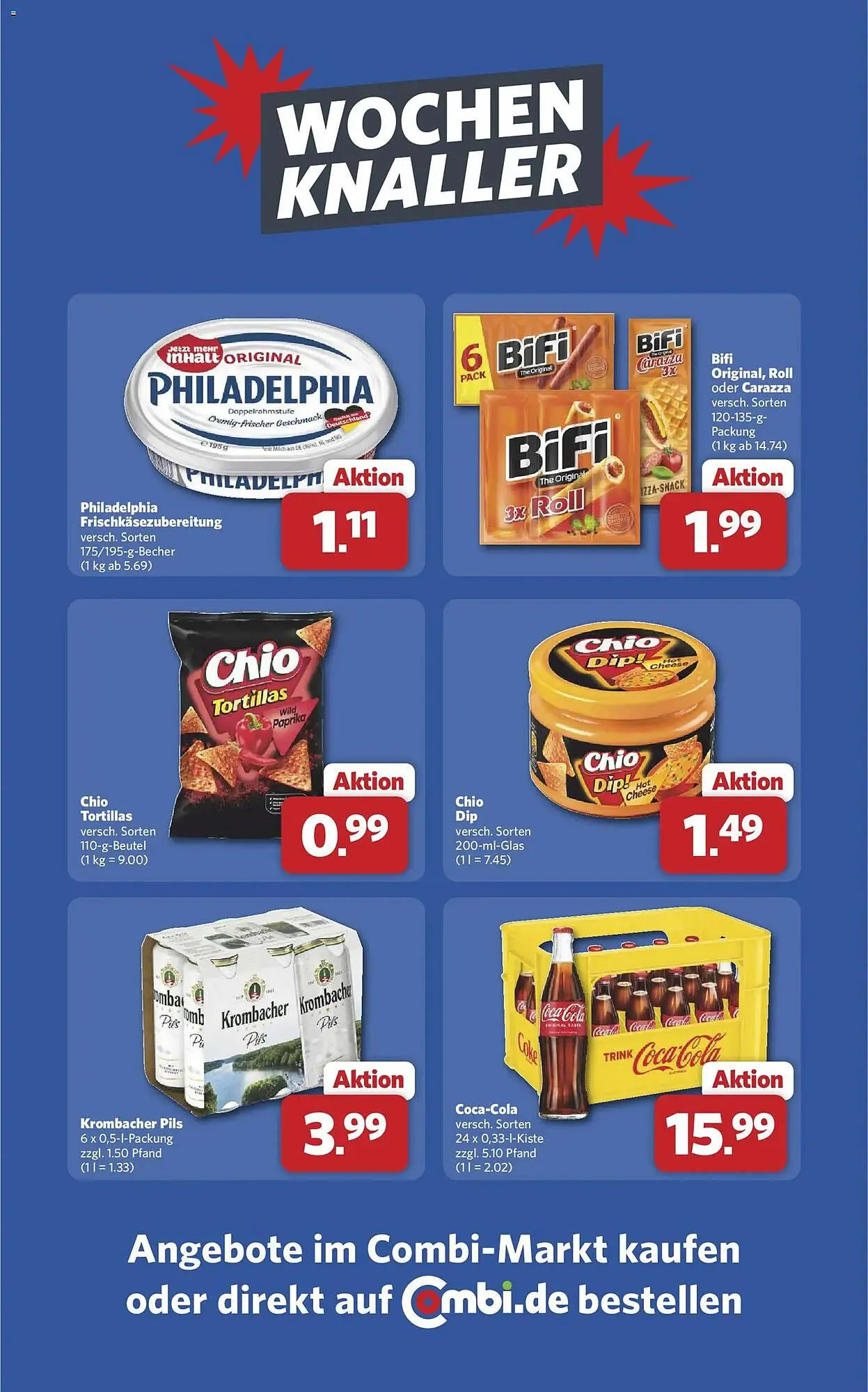 Combi Prospekt von 19. April bis 25. April 2026 - Prospekt seite 1