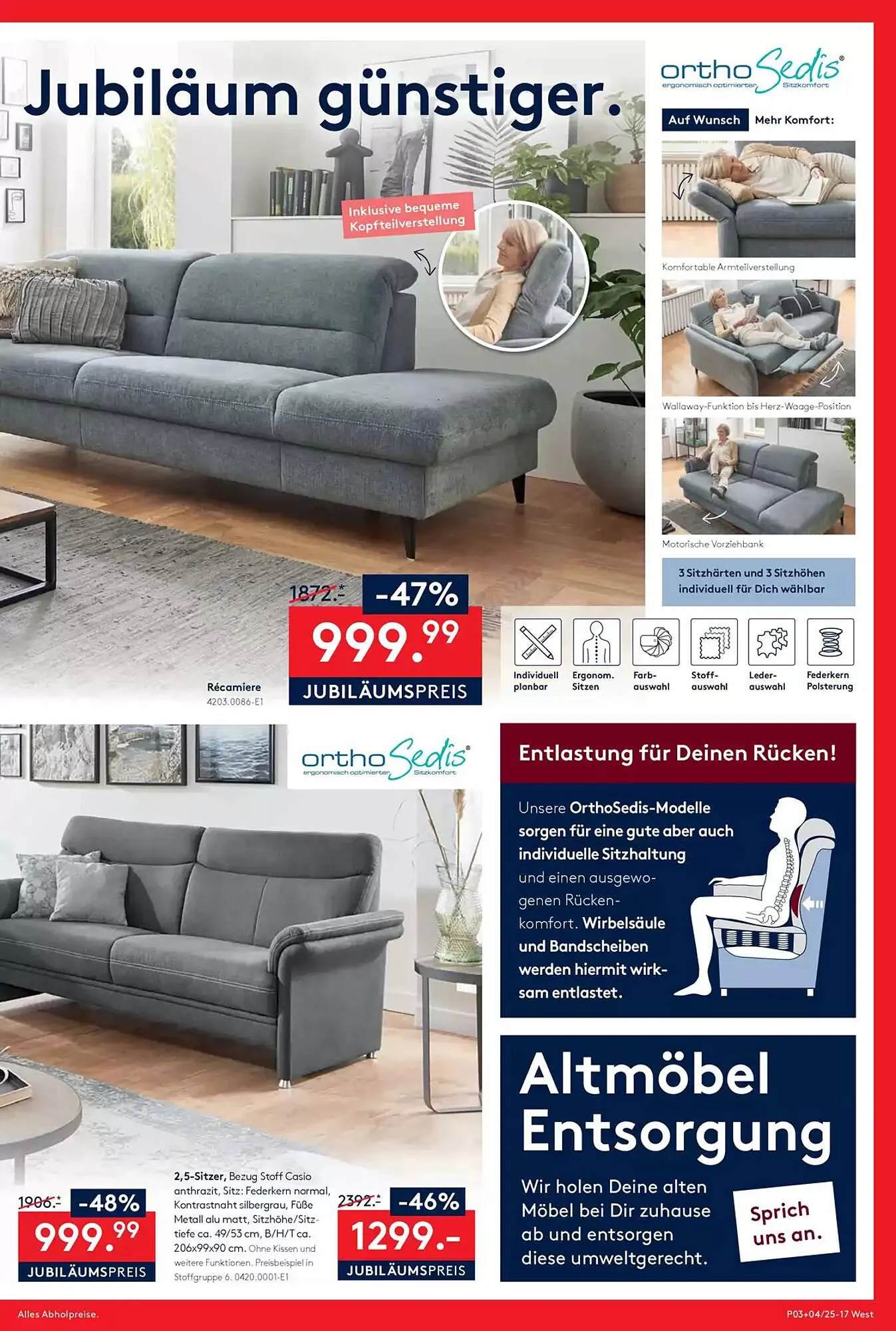 Möbel Rieger Prospekt von 16. Januar bis 23. Januar 2025 - Prospekt seite 17