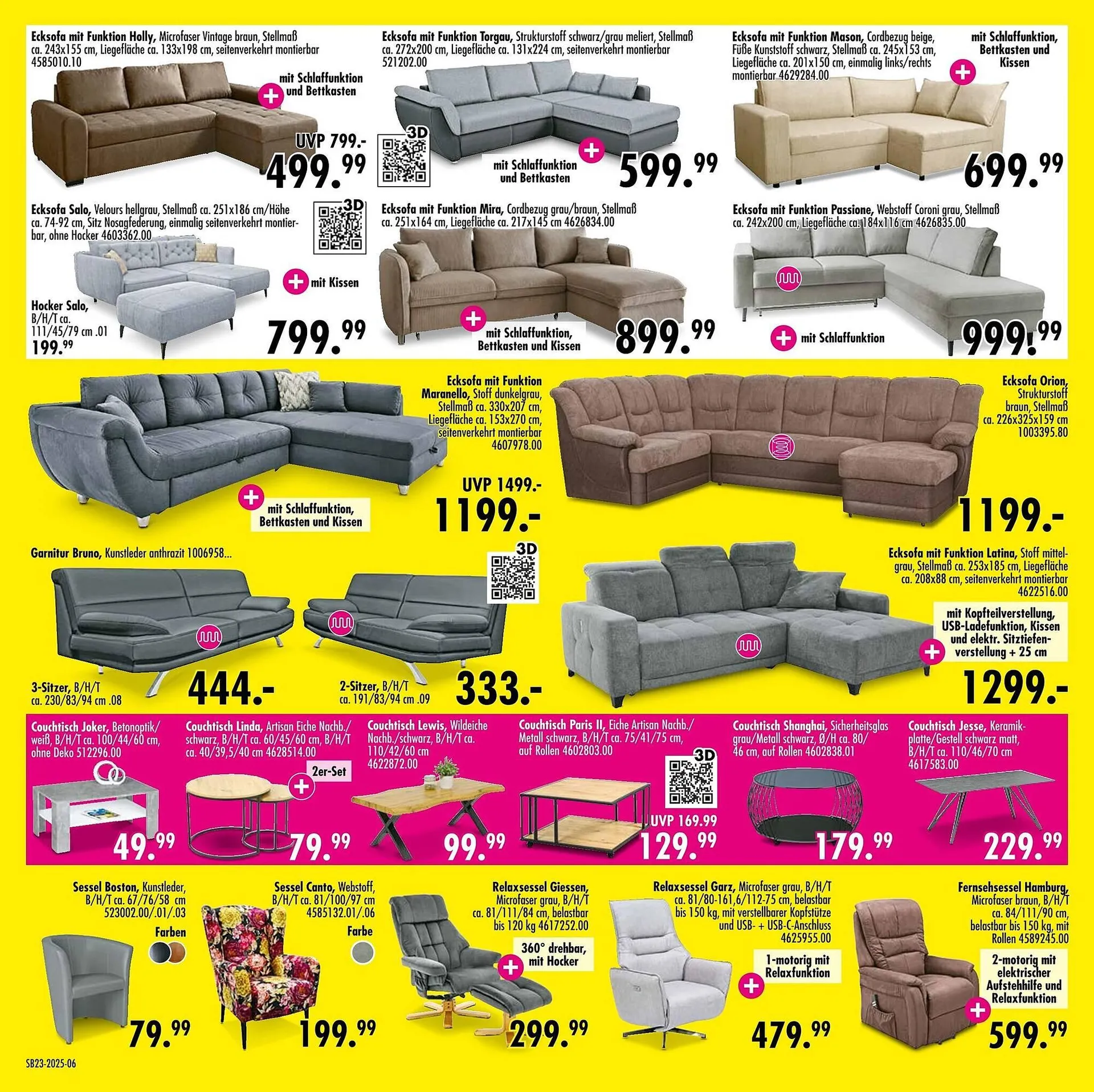Möbel Boss Prospekt von 2. Juni bis 22. Juni 2025 - Prospekt seite 6