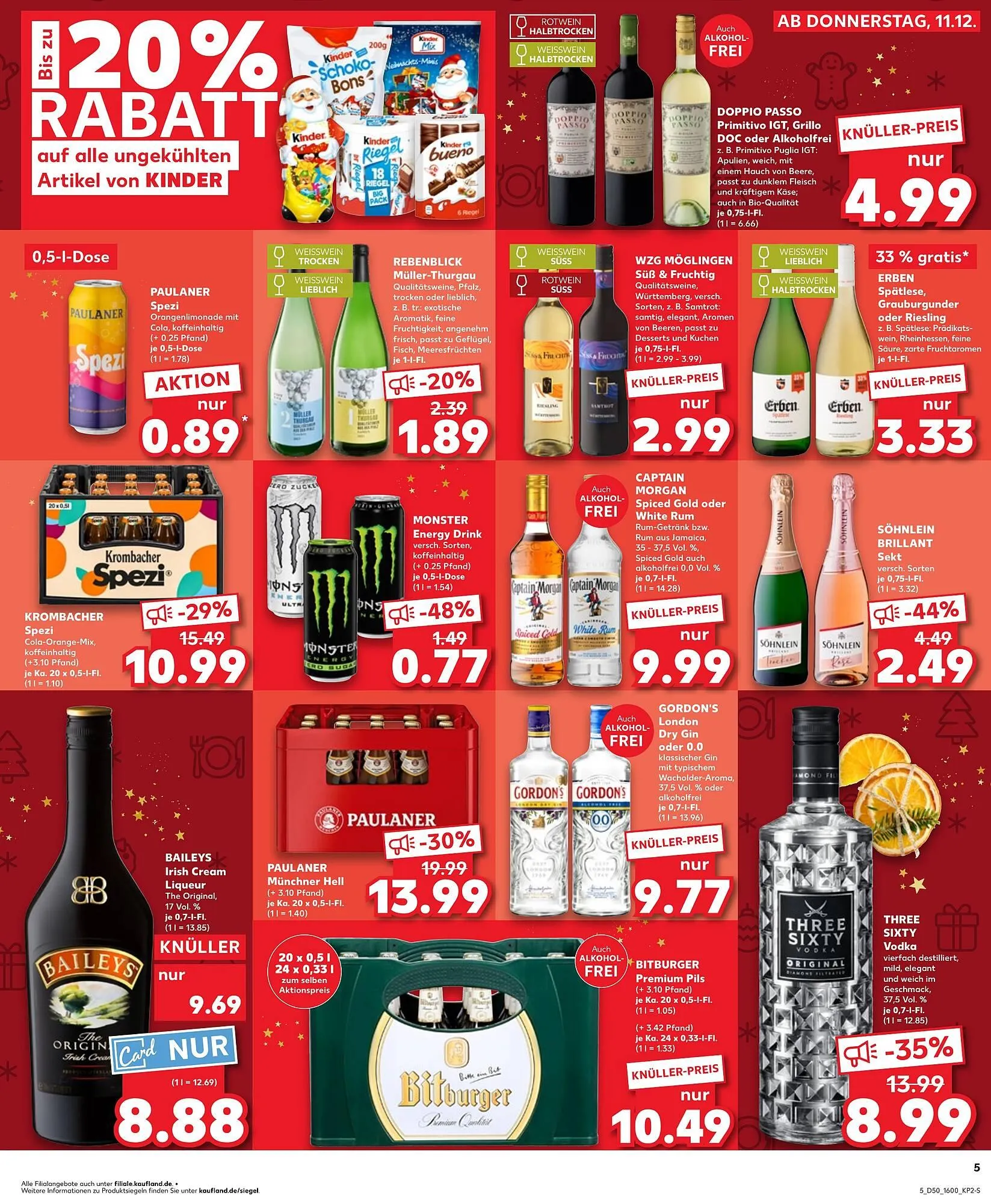 Kaufland Prospekt von 11. Dezember bis 17. Dezember 2025 - Prospekt seite 5