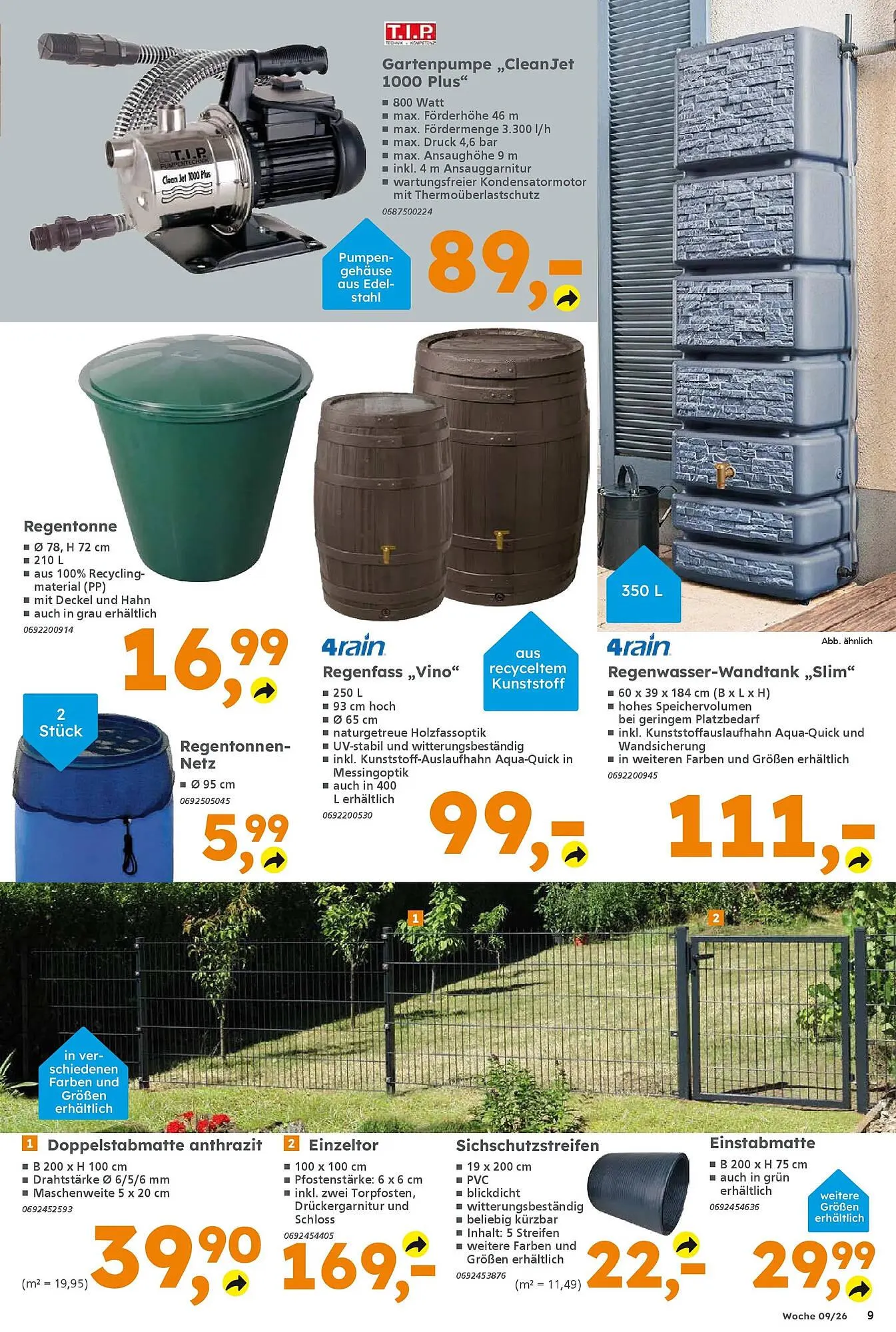 Globus Baumarkt Prospekt von 22. Februar bis 27. Februar 2026 - Prospekt seite 9