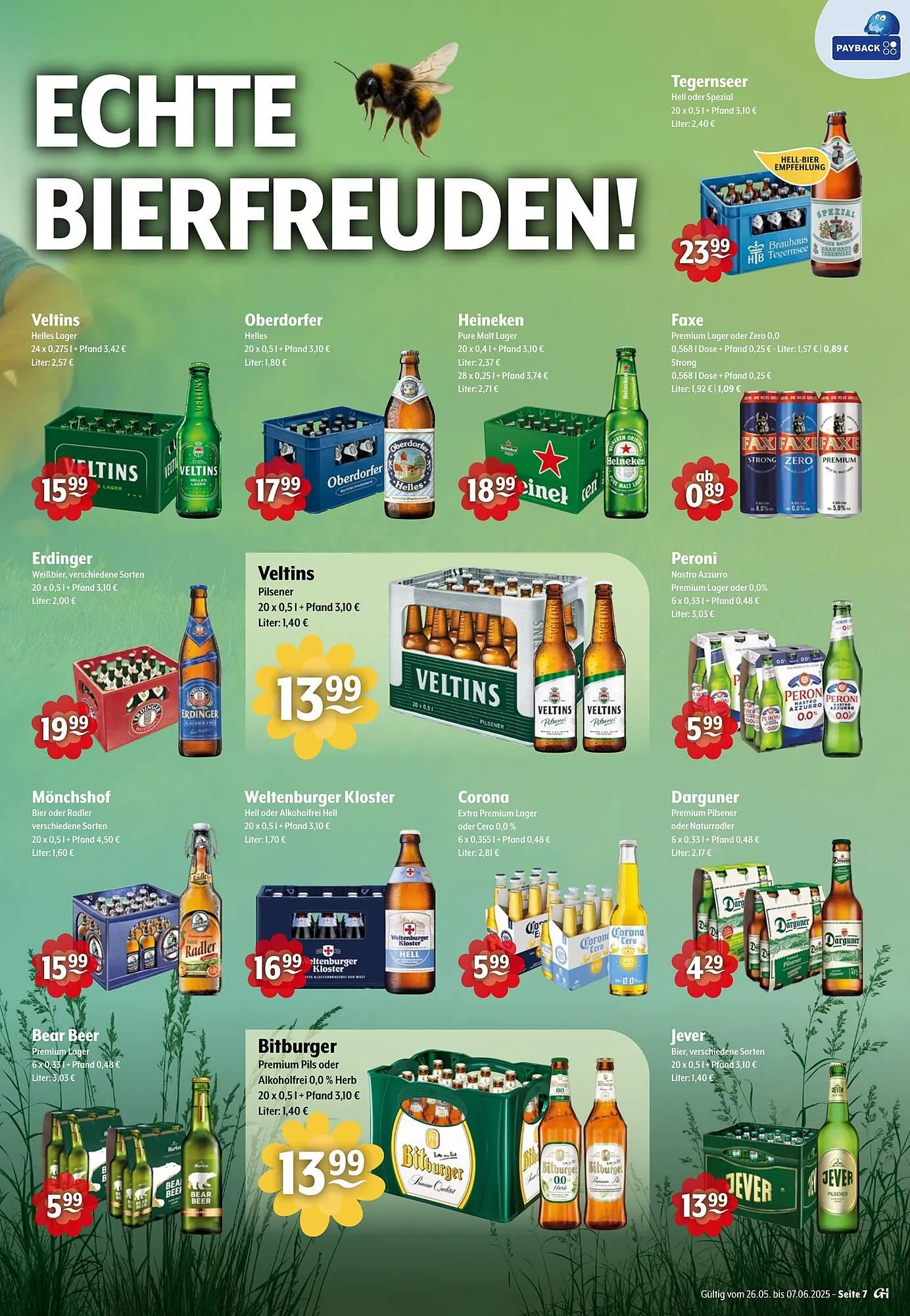 Getränke Hoffmann Prospekt von 26. Mai bis 31. Mai 2025 - Prospekt seite 7