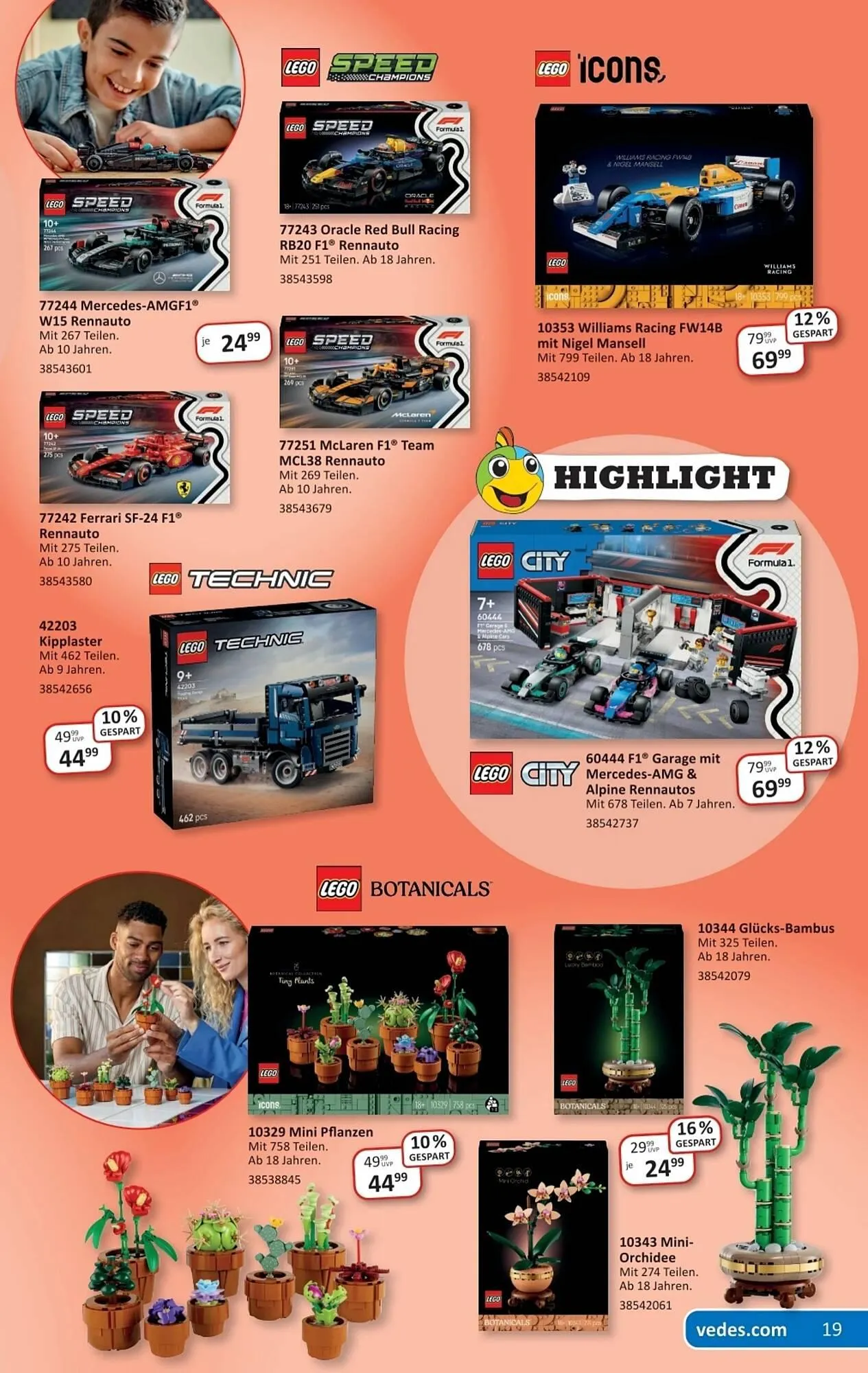 Vedes Prospekt von 31. März bis 1. Mai 2025 - Prospekt seite 19