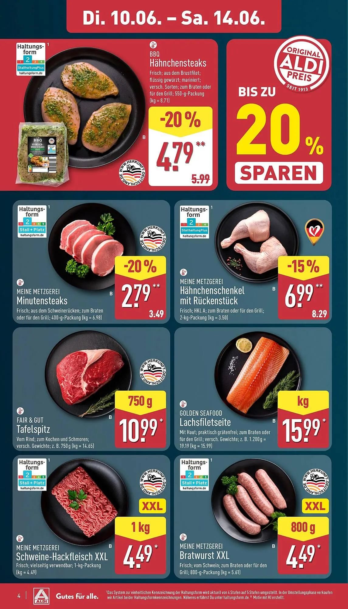 Aldi Nord Prospekt von 10. Juni bis 14. Juni 2025 - Prospekt seite 4