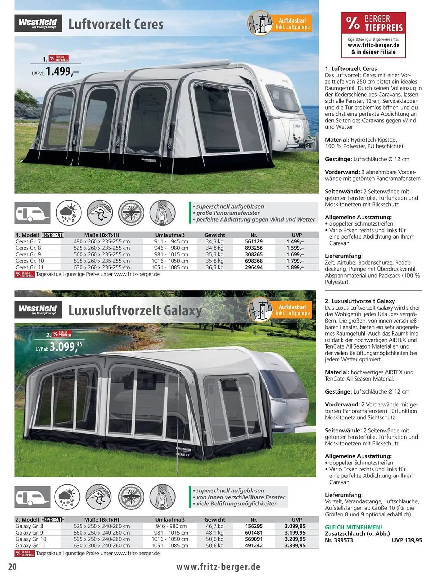 Fritz Berger Prospekt von 27. Mai bis 31. Dezember 2025 - Prospekt seite 20