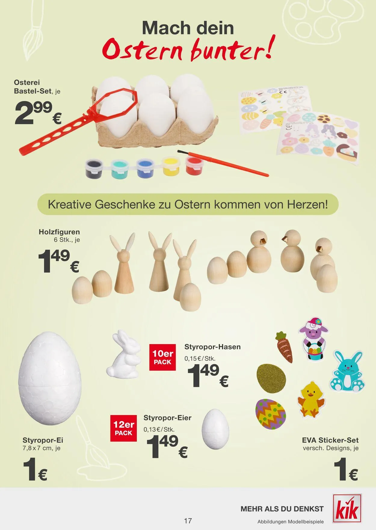 Kik Aktueller Prospekt von 3. März bis 19. April 2025 - Prospekt seite 17